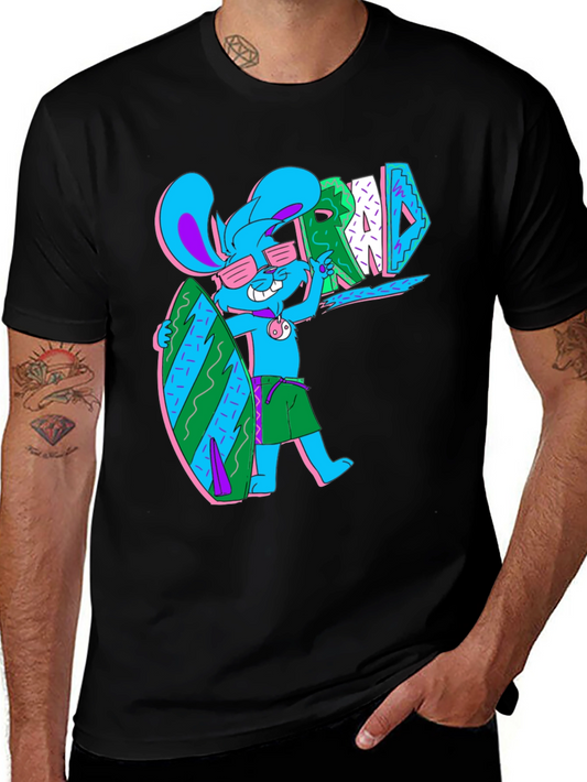 Surf Bunny T-Shirt - Rad Summer Vibes