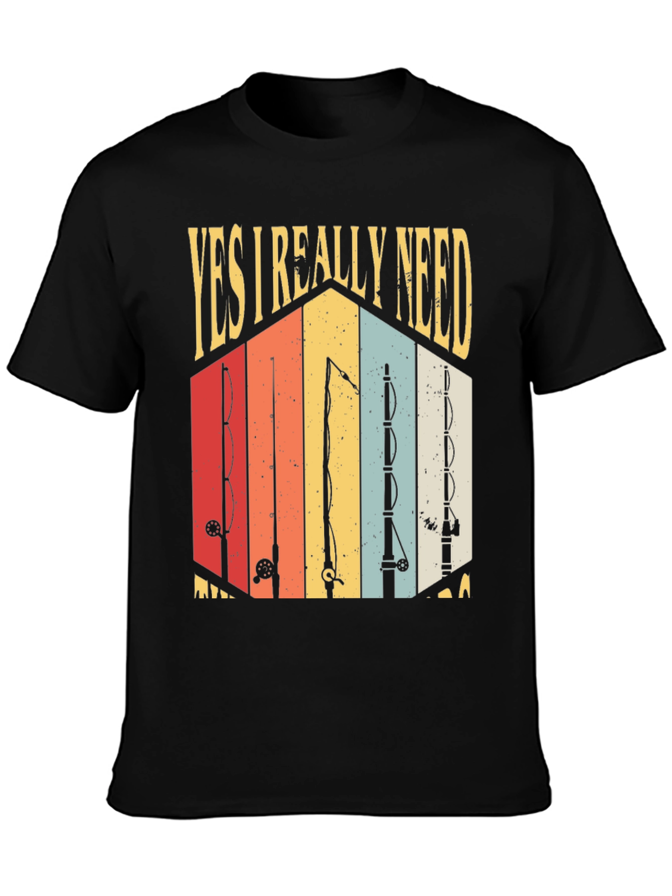 Fishing Retro Graphic T-Shirt