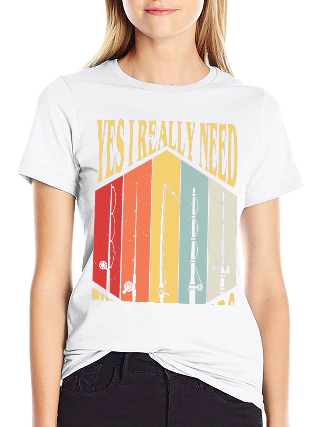 Fishing Retro Graphic T-Shirt