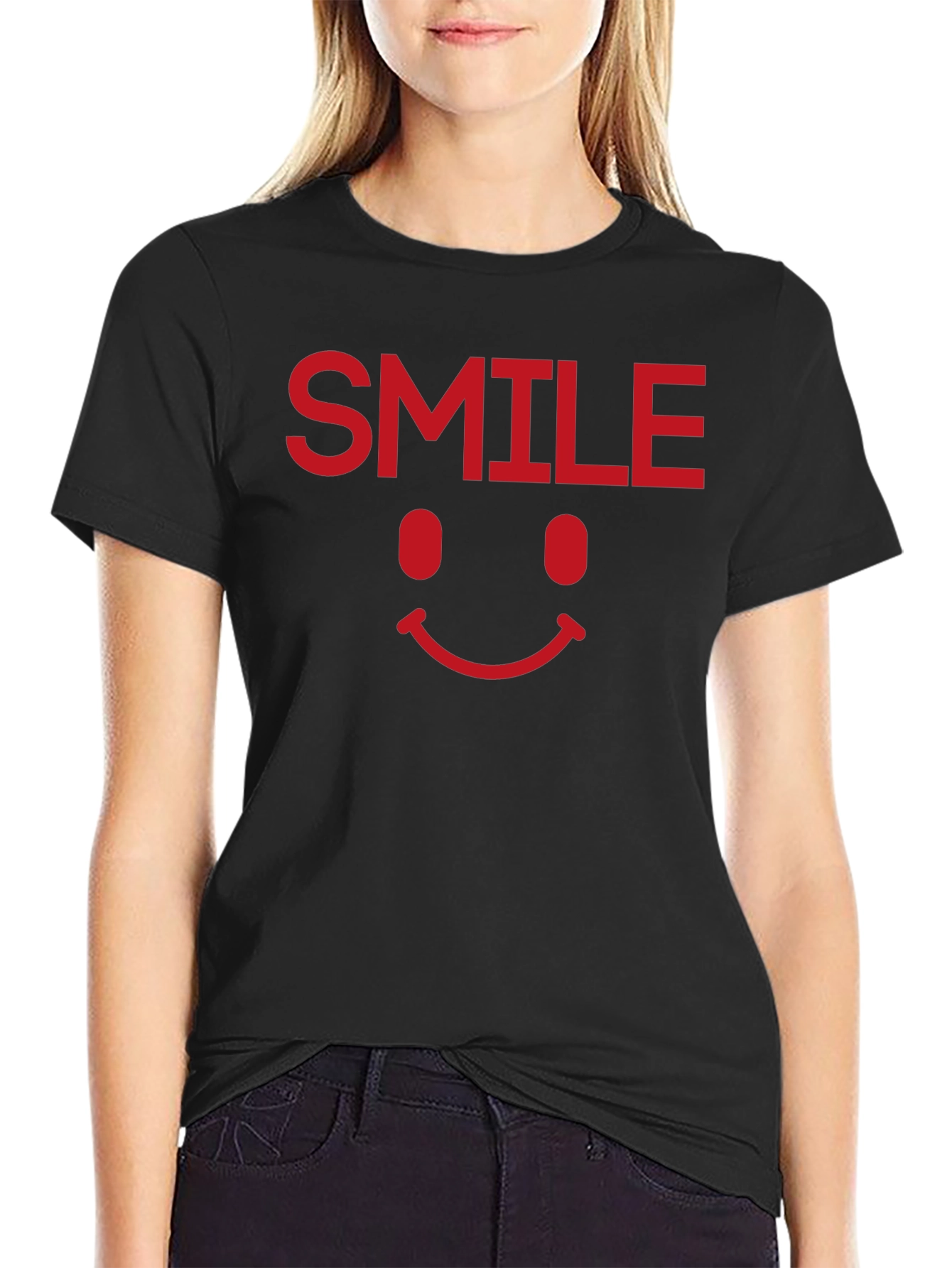 Smile Graphic Tee - Classic Comfort