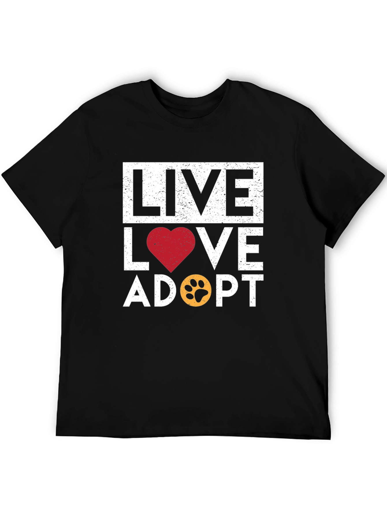 Live Love Adopt Graphic T-Shirt