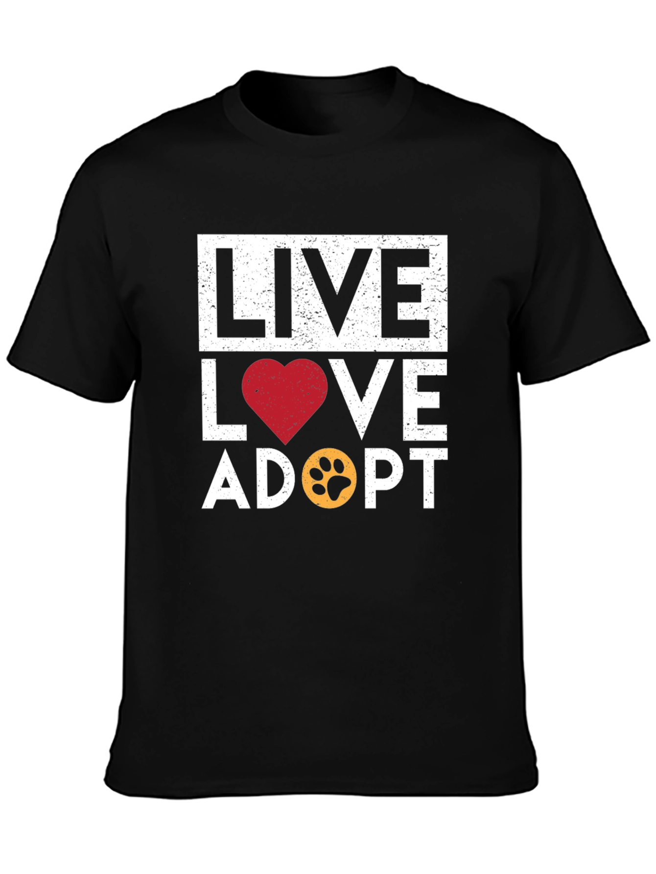 Live Love Adopt Graphic T-Shirt