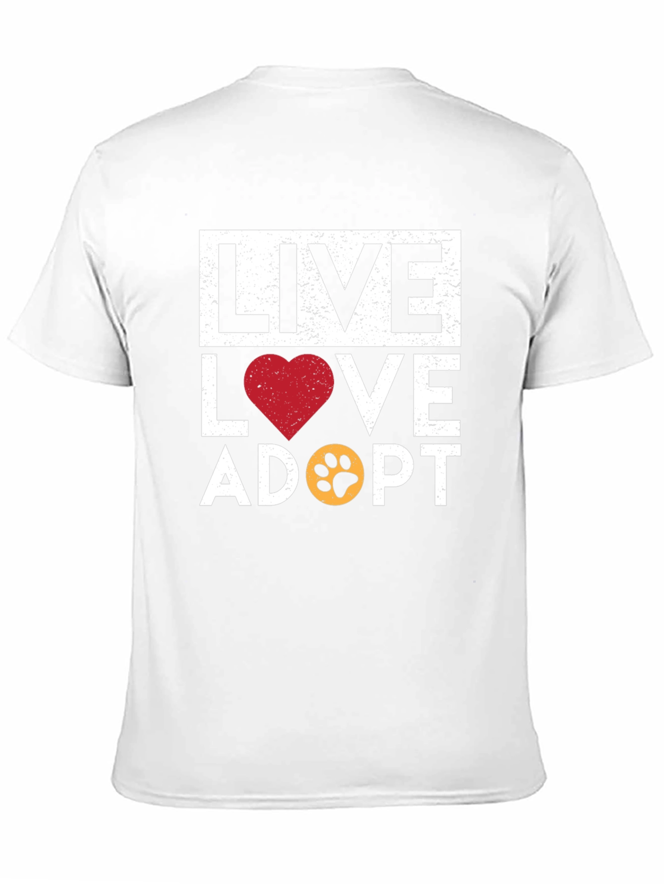 Live Love Adopt Graphic T-Shirt