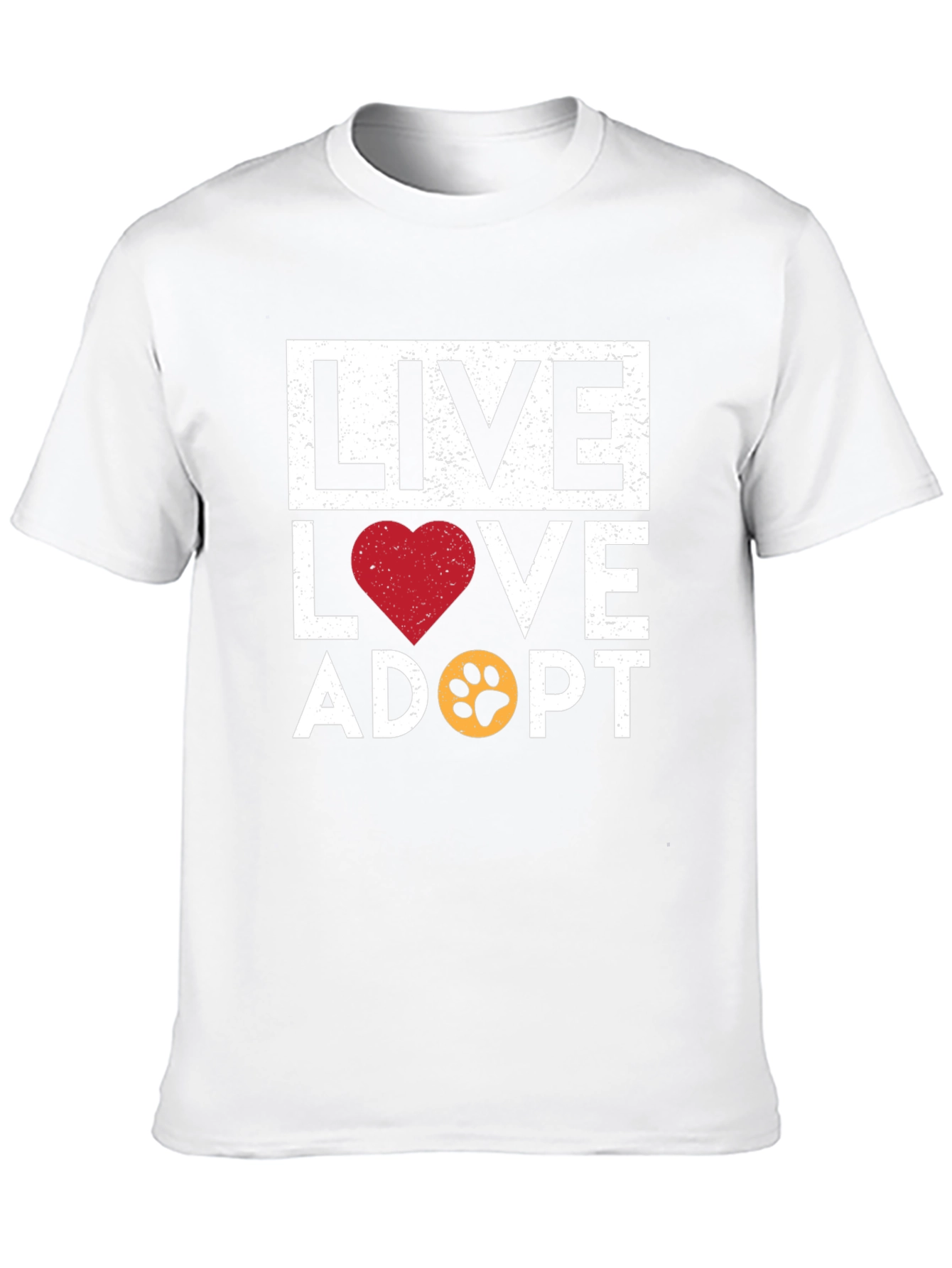 Live Love Adopt Graphic T-Shirt