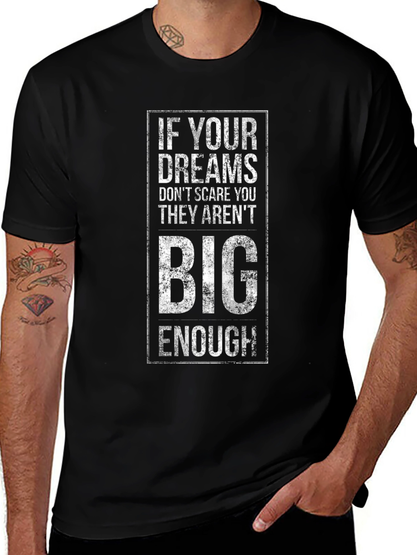 Inspirational Dream Big Graphic T-Shirt