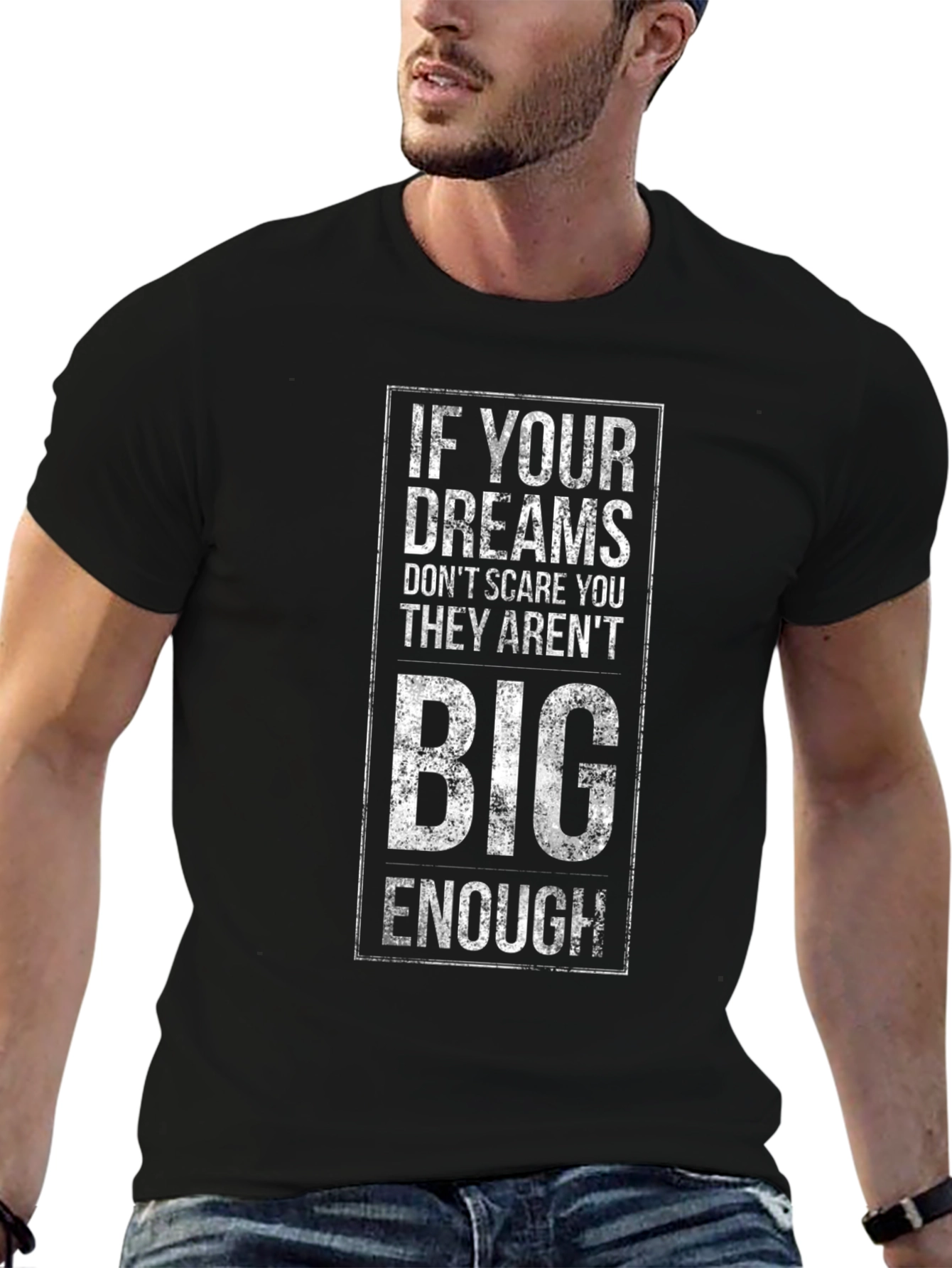 Inspirational Dream Big Graphic T-Shirt