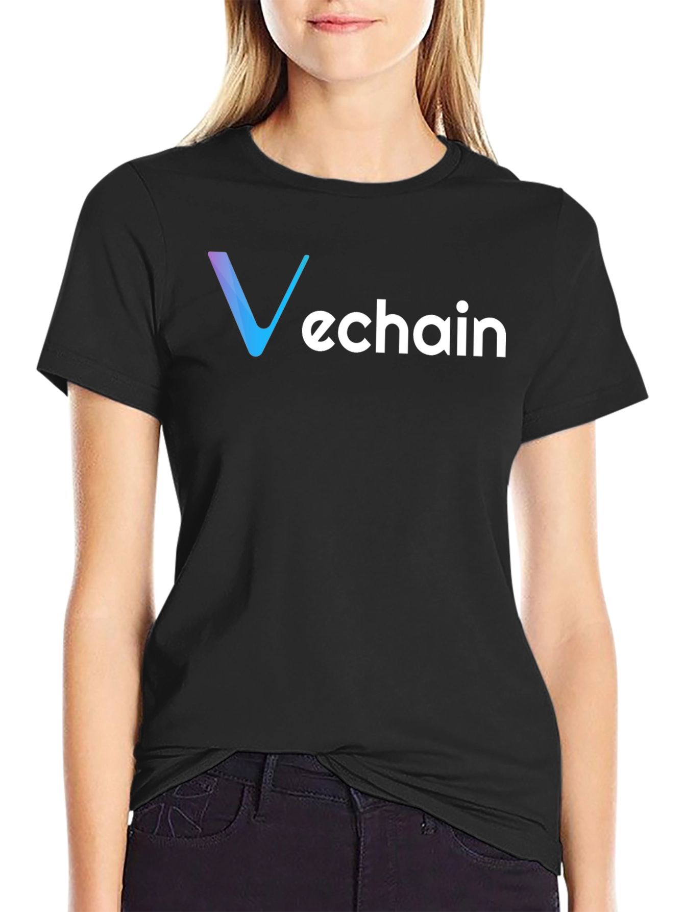 VeChain Crypto T-Shirt - Stylish Black Tee