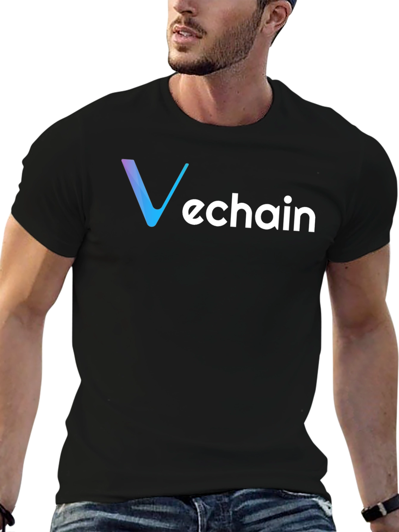 VeChain Crypto T-Shirt - Stylish Black Tee