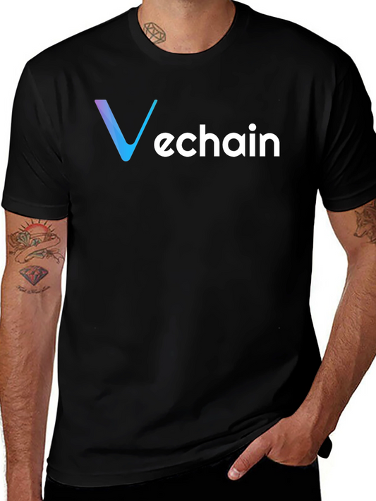 VeChain Crypto T-Shirt - Stylish Black Tee
