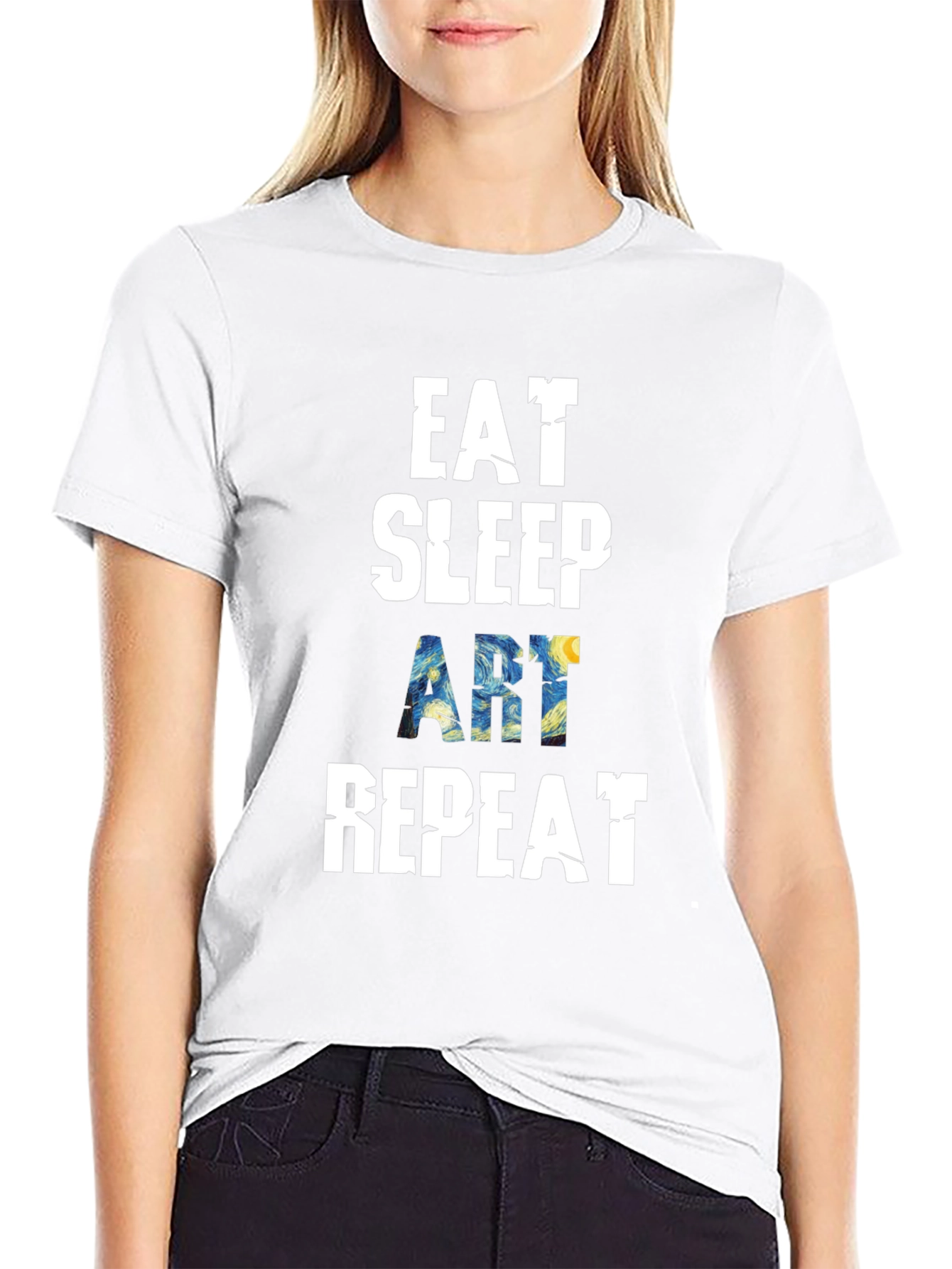 Eat Sleep Art Repeat T-Shirt