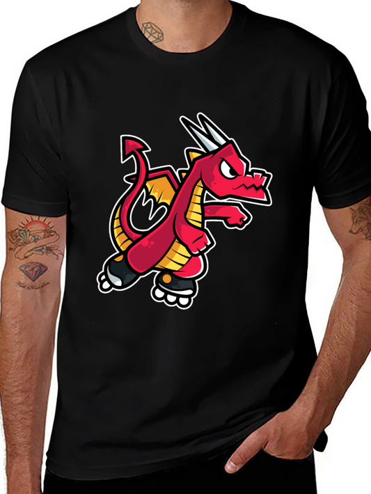 Dragon T-Shirt - Cartoon Style Graphic Tee