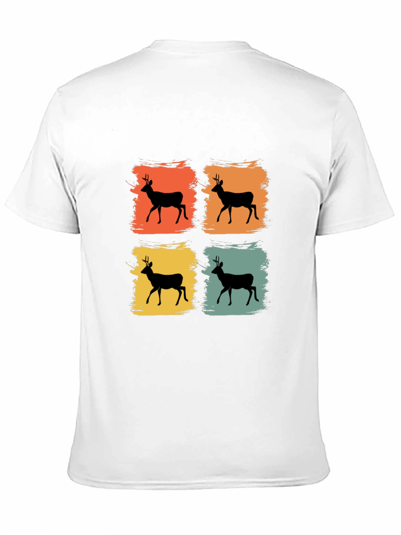 Retro Deer Silhouette T-Shirt