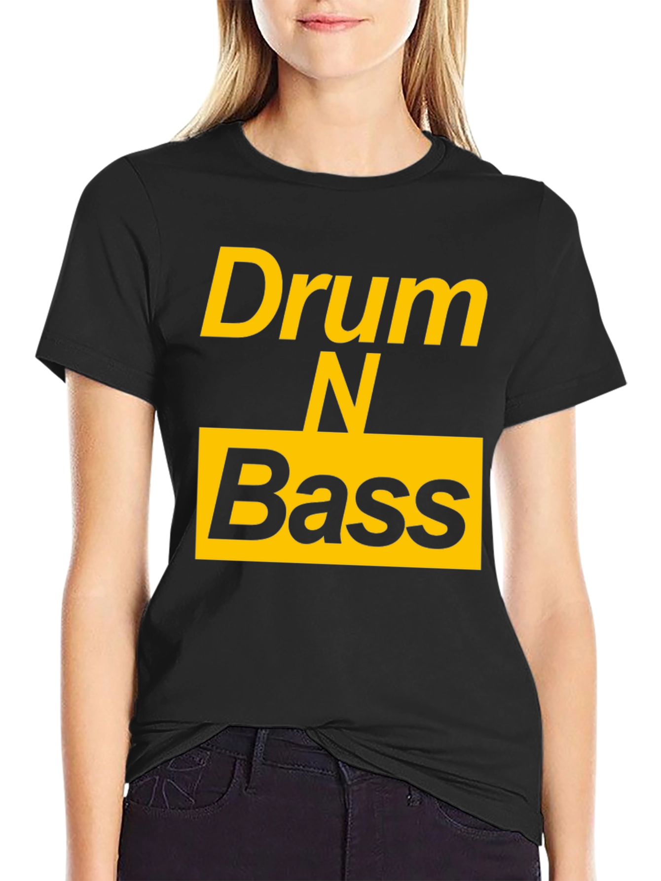 Drum N Bass Graphic Tee - Classic Black
