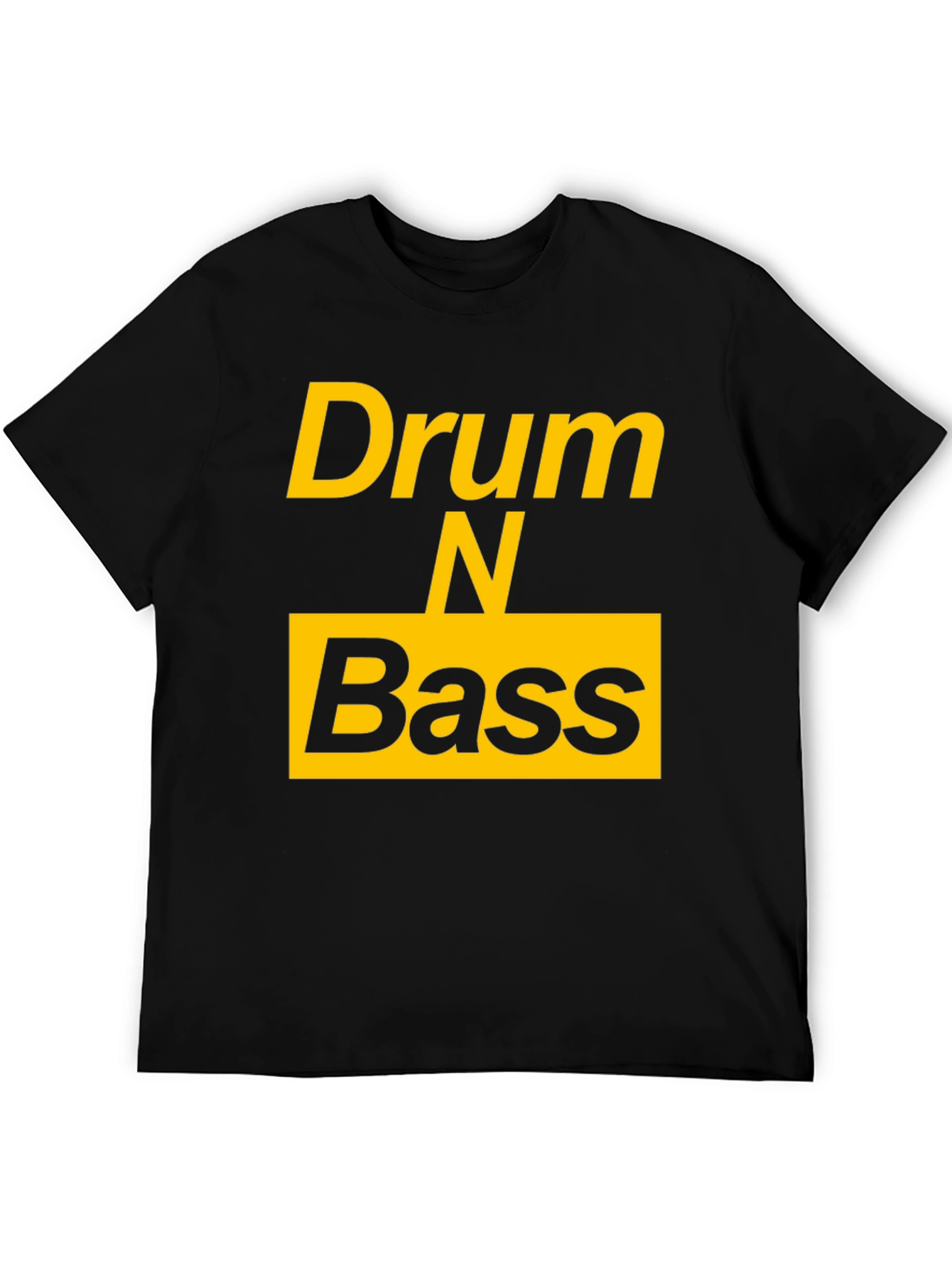 Drum N Bass Graphic Tee - Classic Black