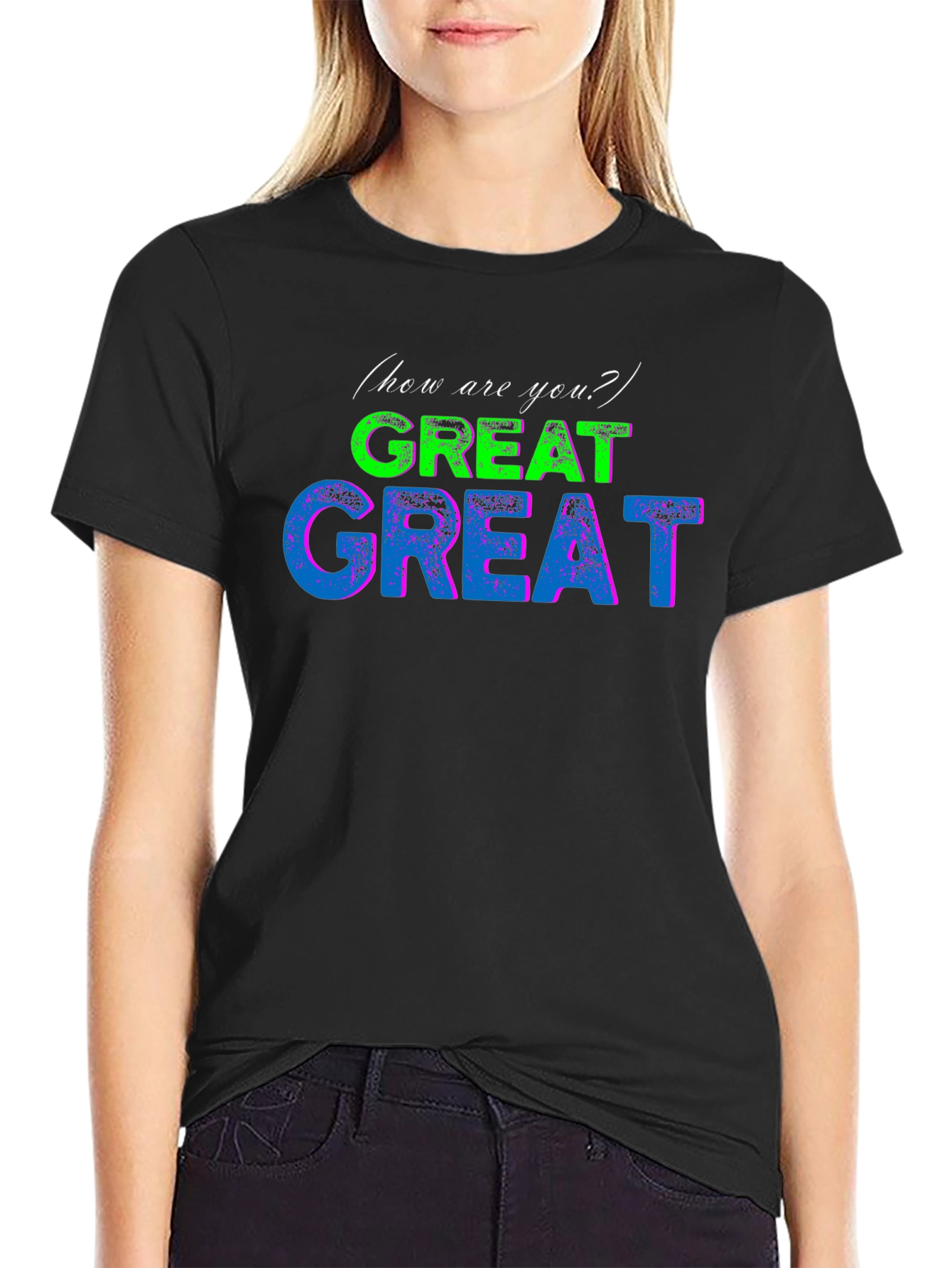 Great! Graphic T-Shirt - Black