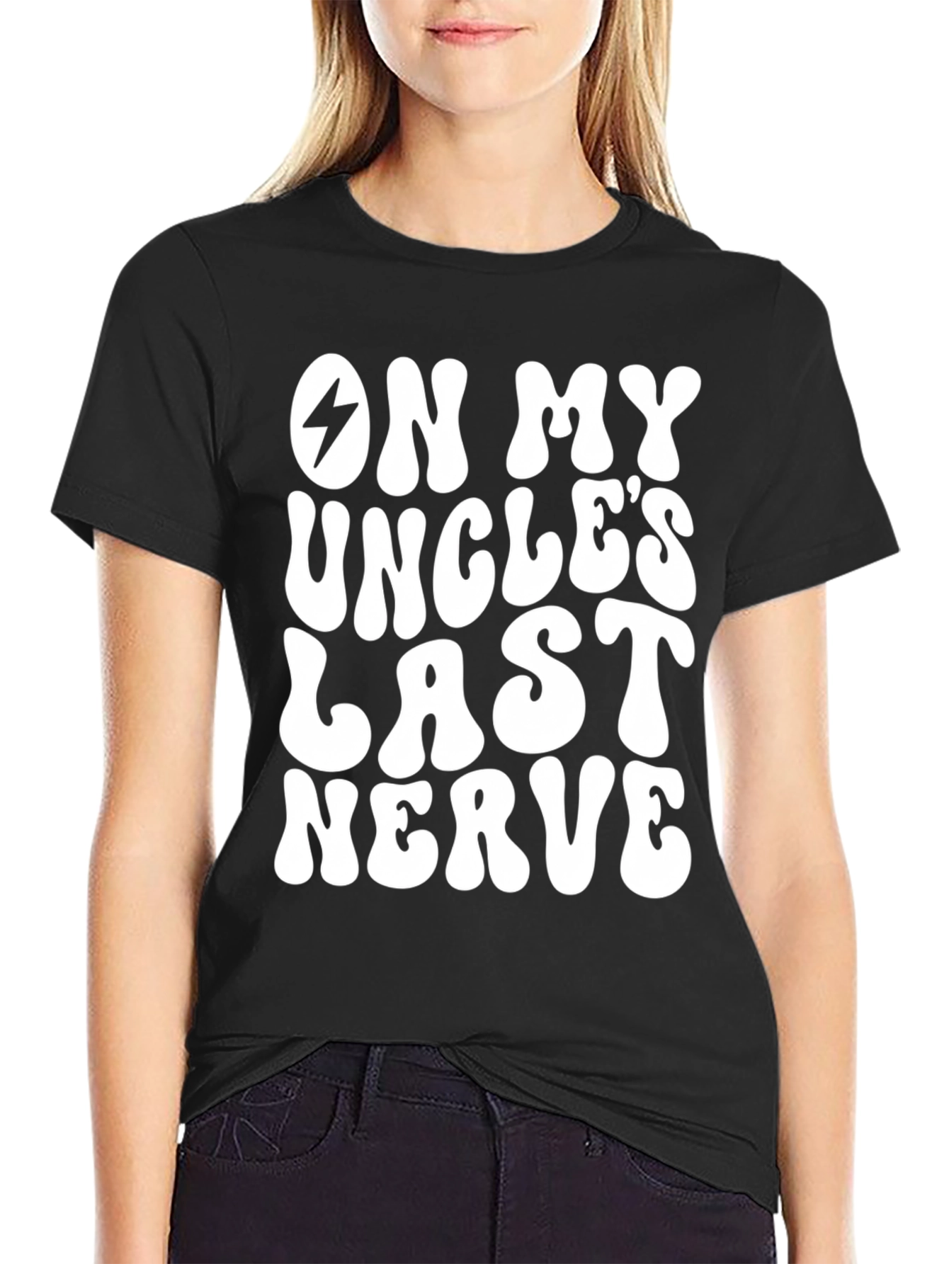 On My Uncles Last Nerve Graphic T-Shirt