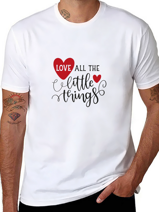 Love All The Little Things Black T-Shirt