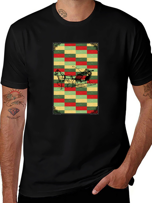 Vintage Holiday Sleigh Ride T-Shirt