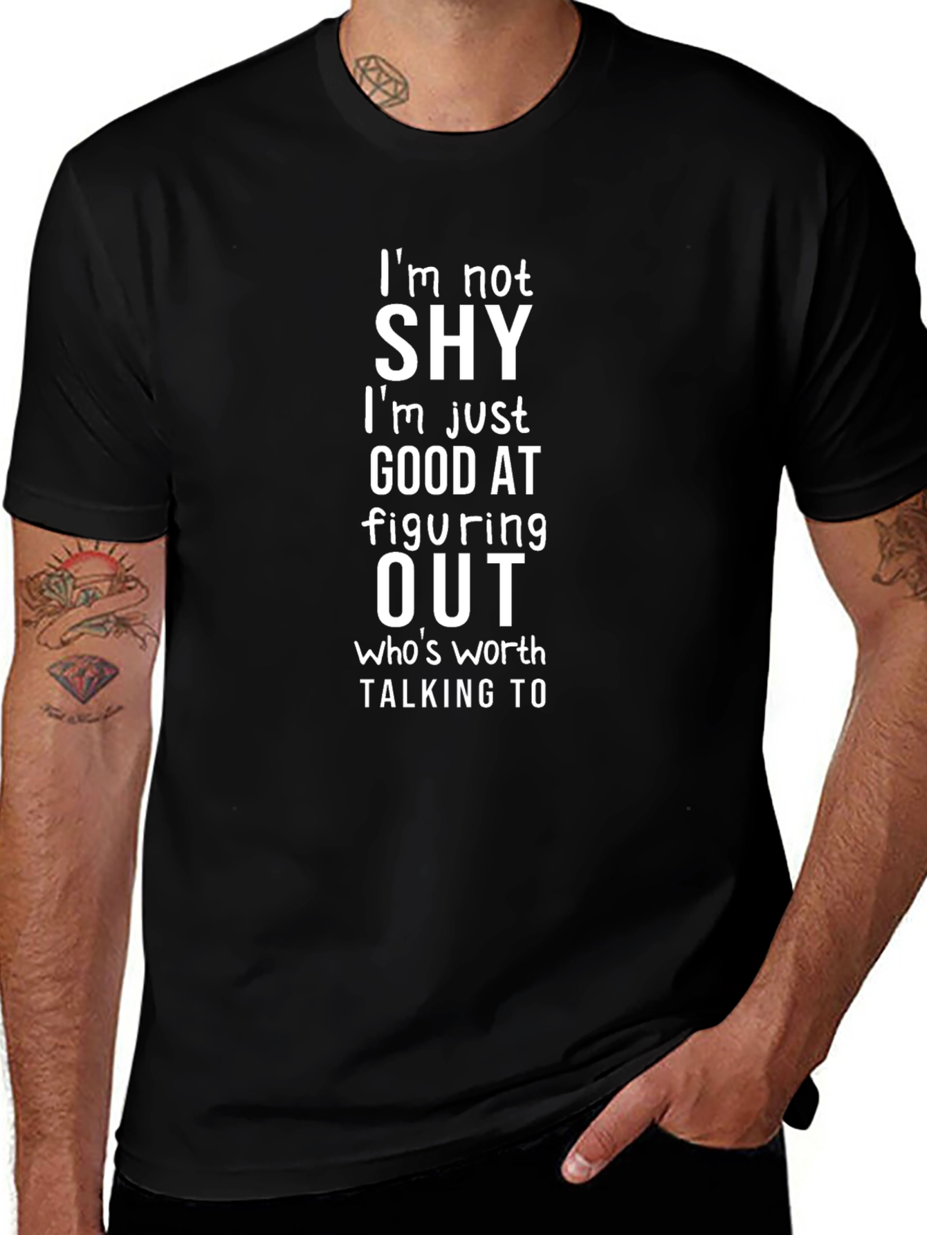 Funny Im Not Shy Graphic Tee