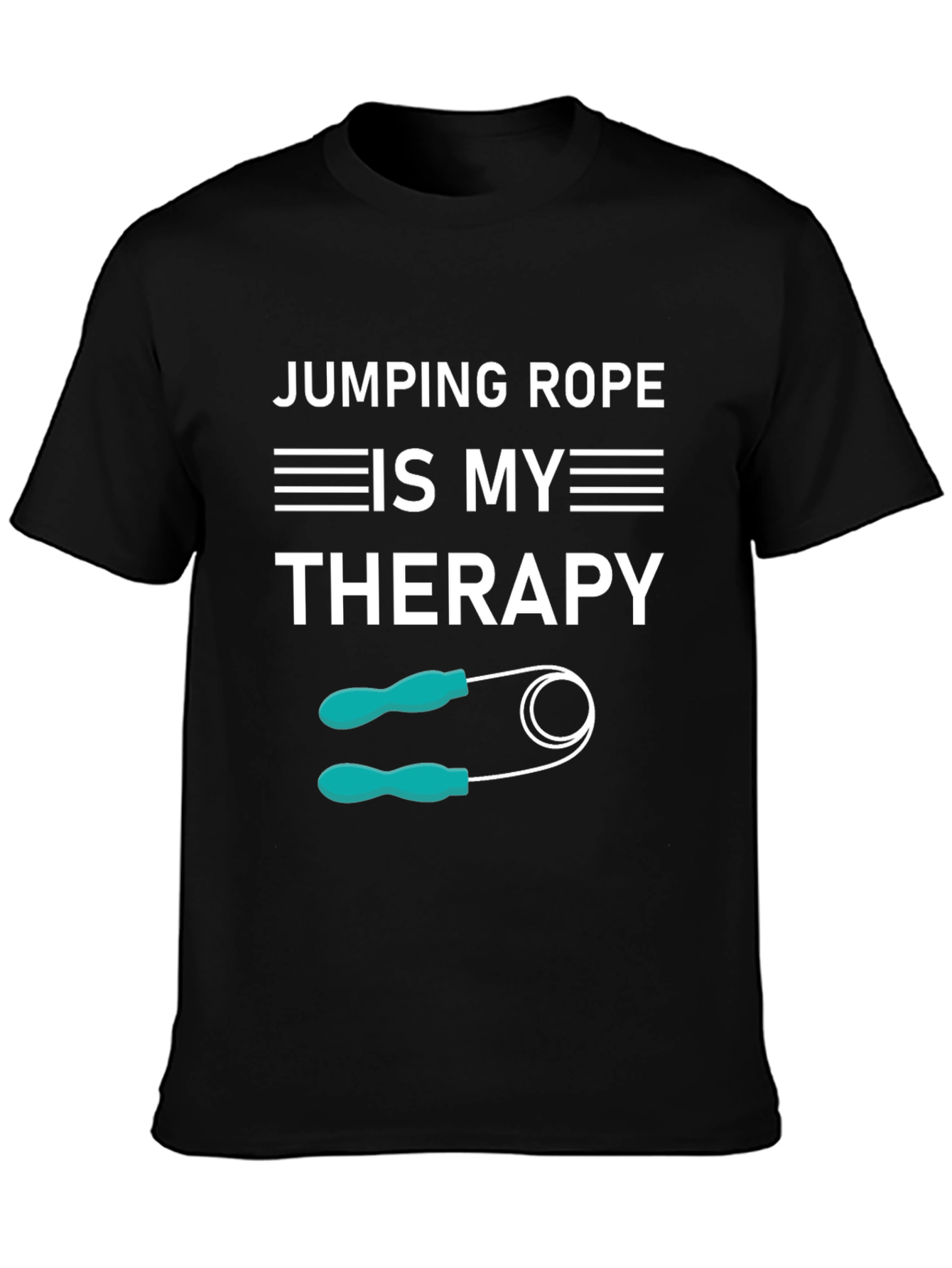 Jumping Rope Therapy Tee - Exercise Motivation Shirt