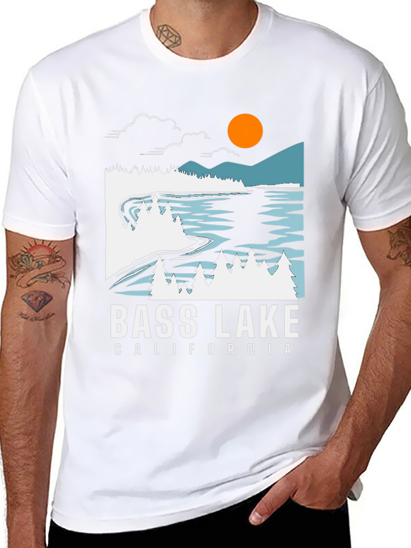 Bass Lake California Graphic Tee