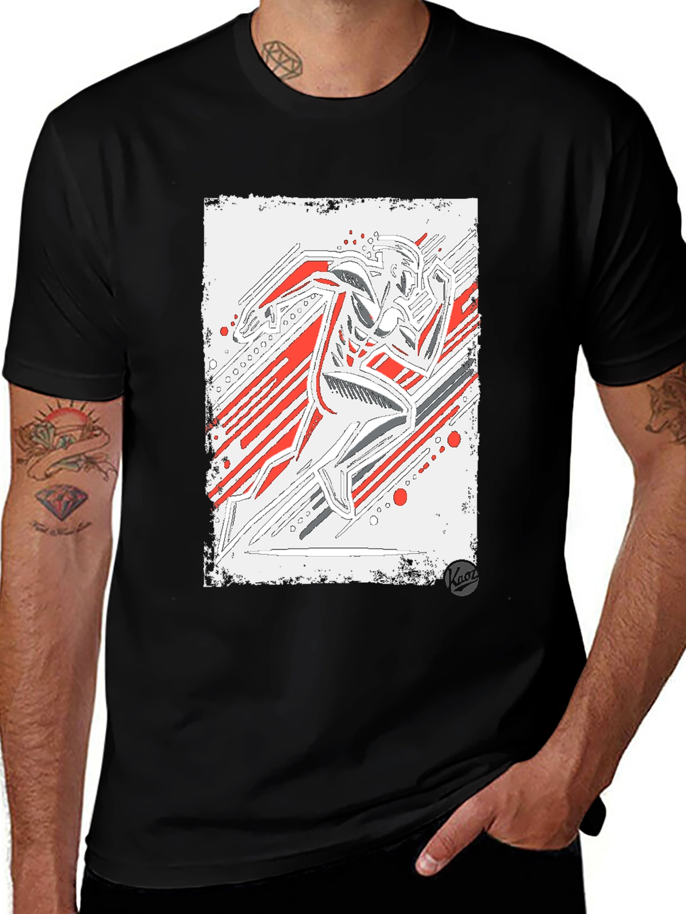 Runner Graphic Tee - Athletic Style