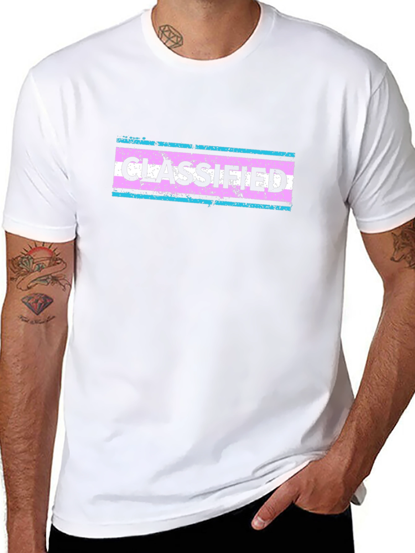 Classified Graphic T-Shirt - Black Cotton Tee