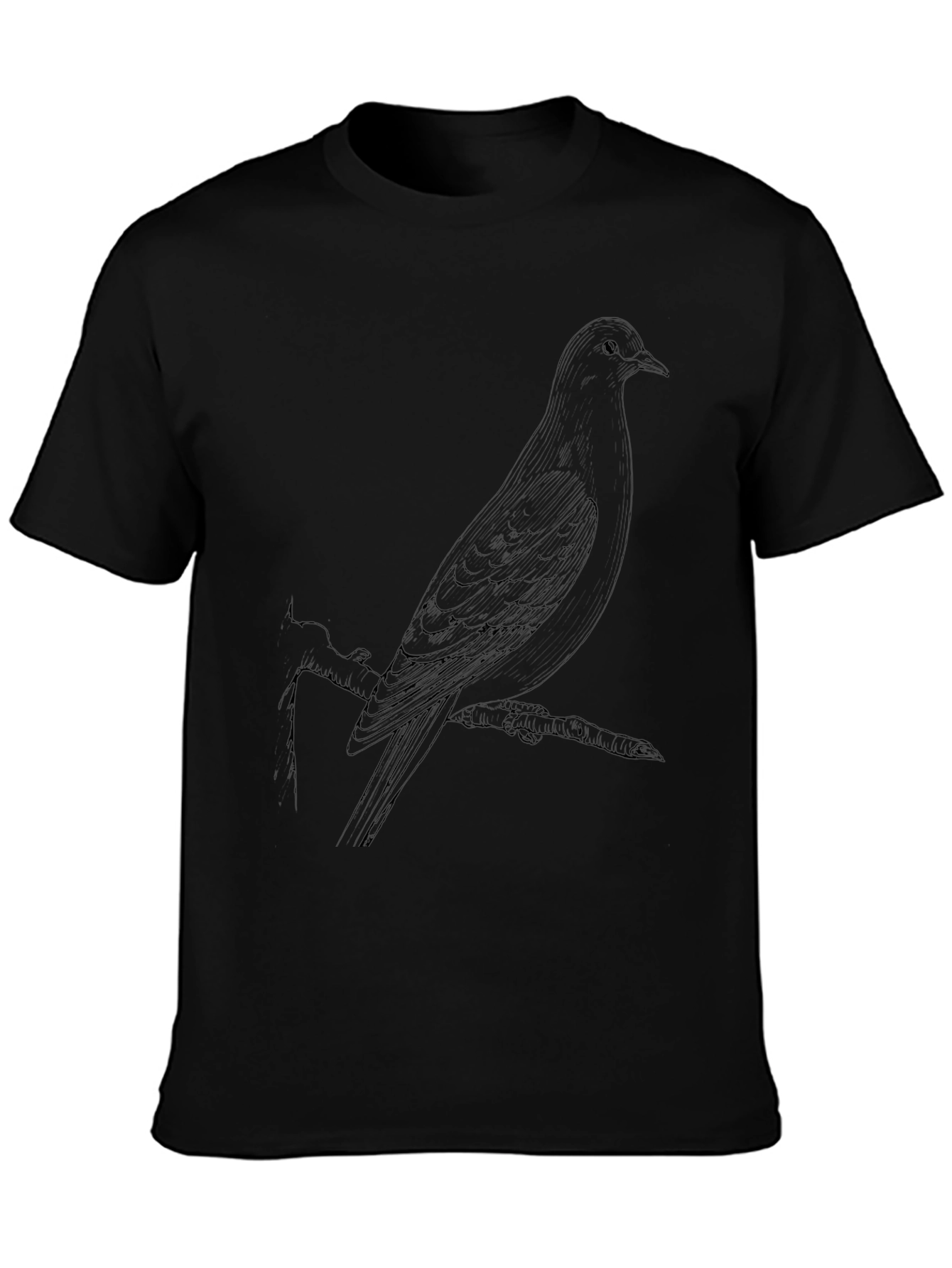 Bird on Branch Graphic T-Shirt - Classic Fit