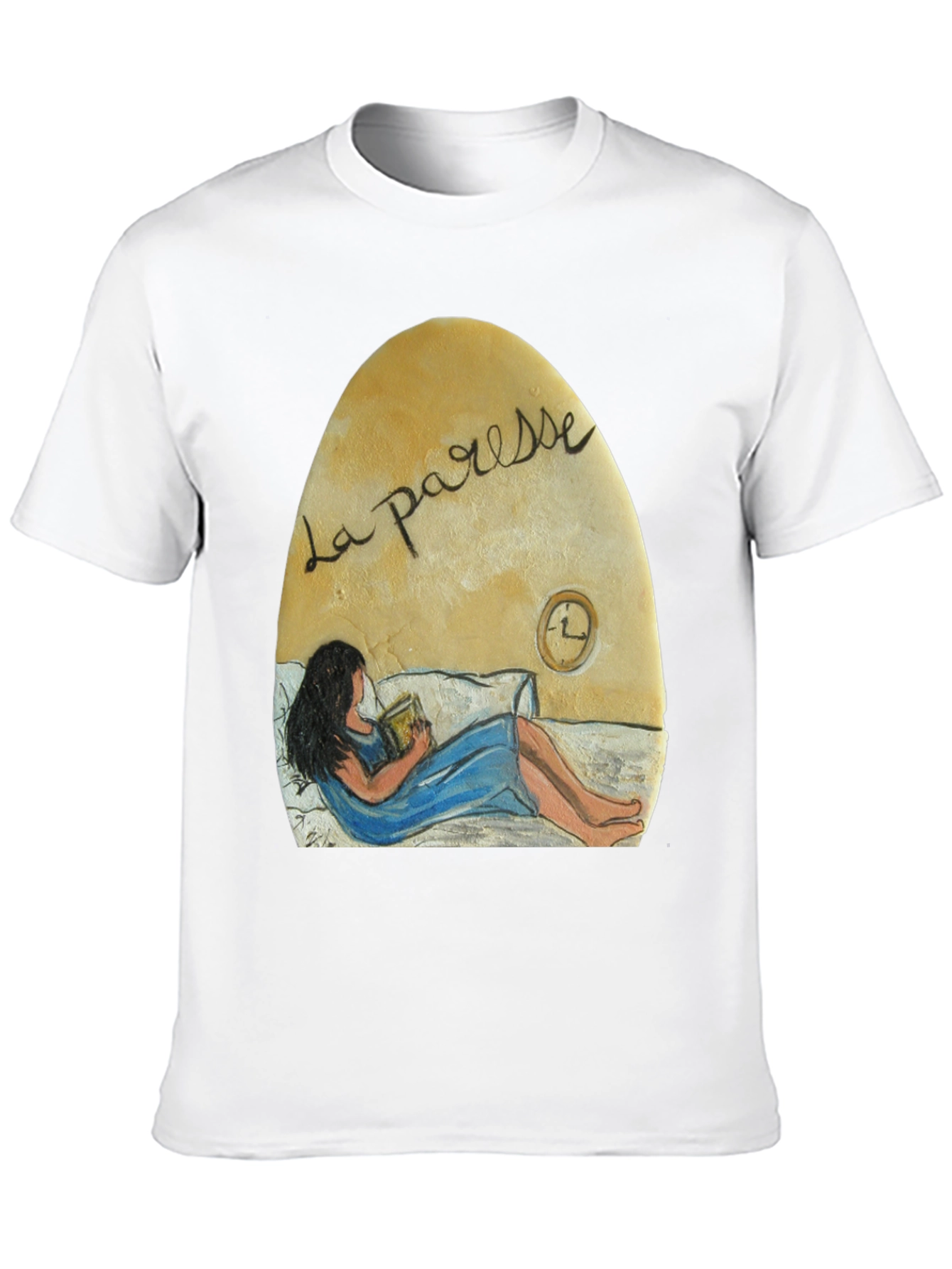 La Paresse Reading Woman Graphic T-Shirt