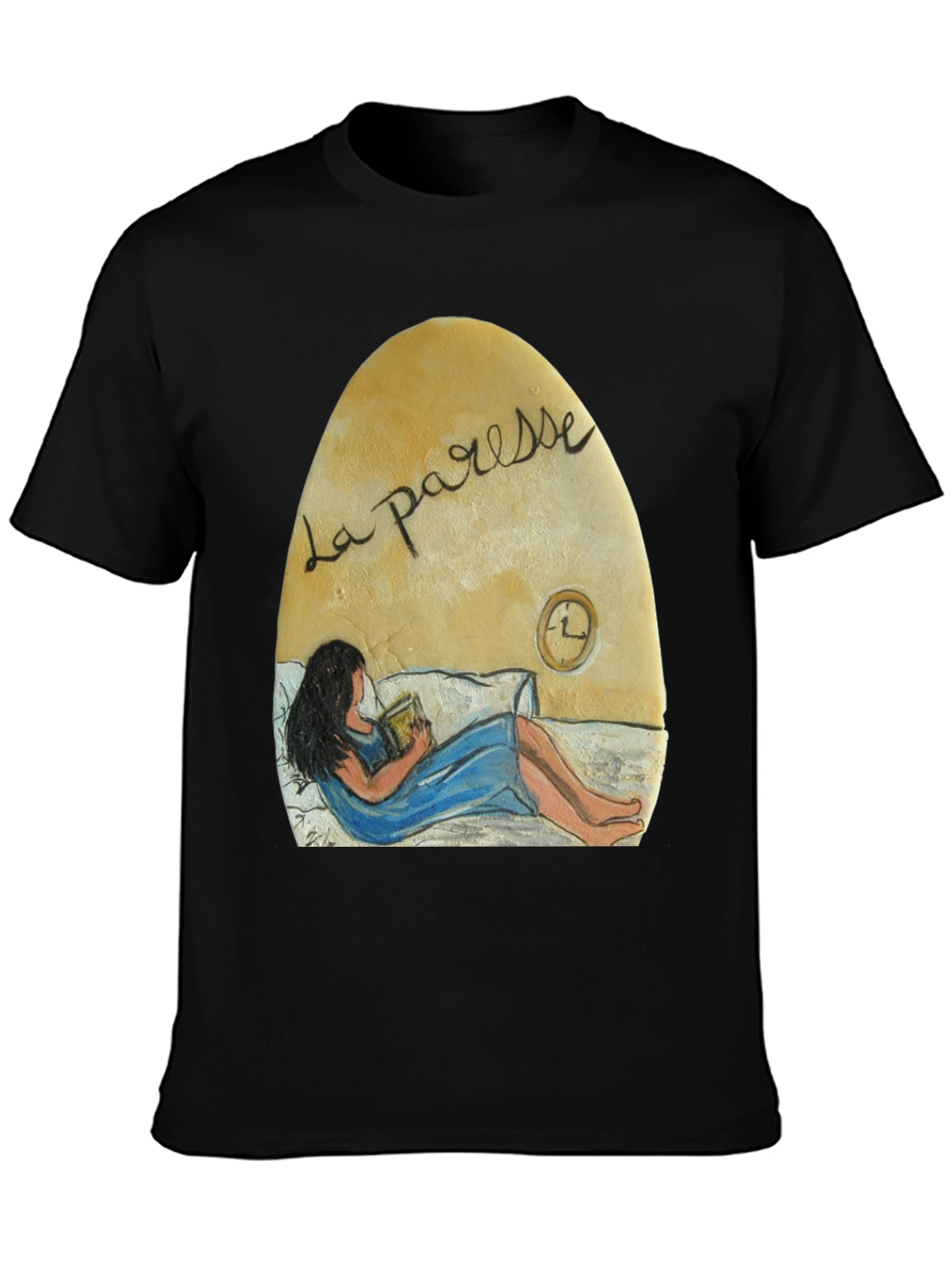 La Paresse Reading Woman Graphic T-Shirt