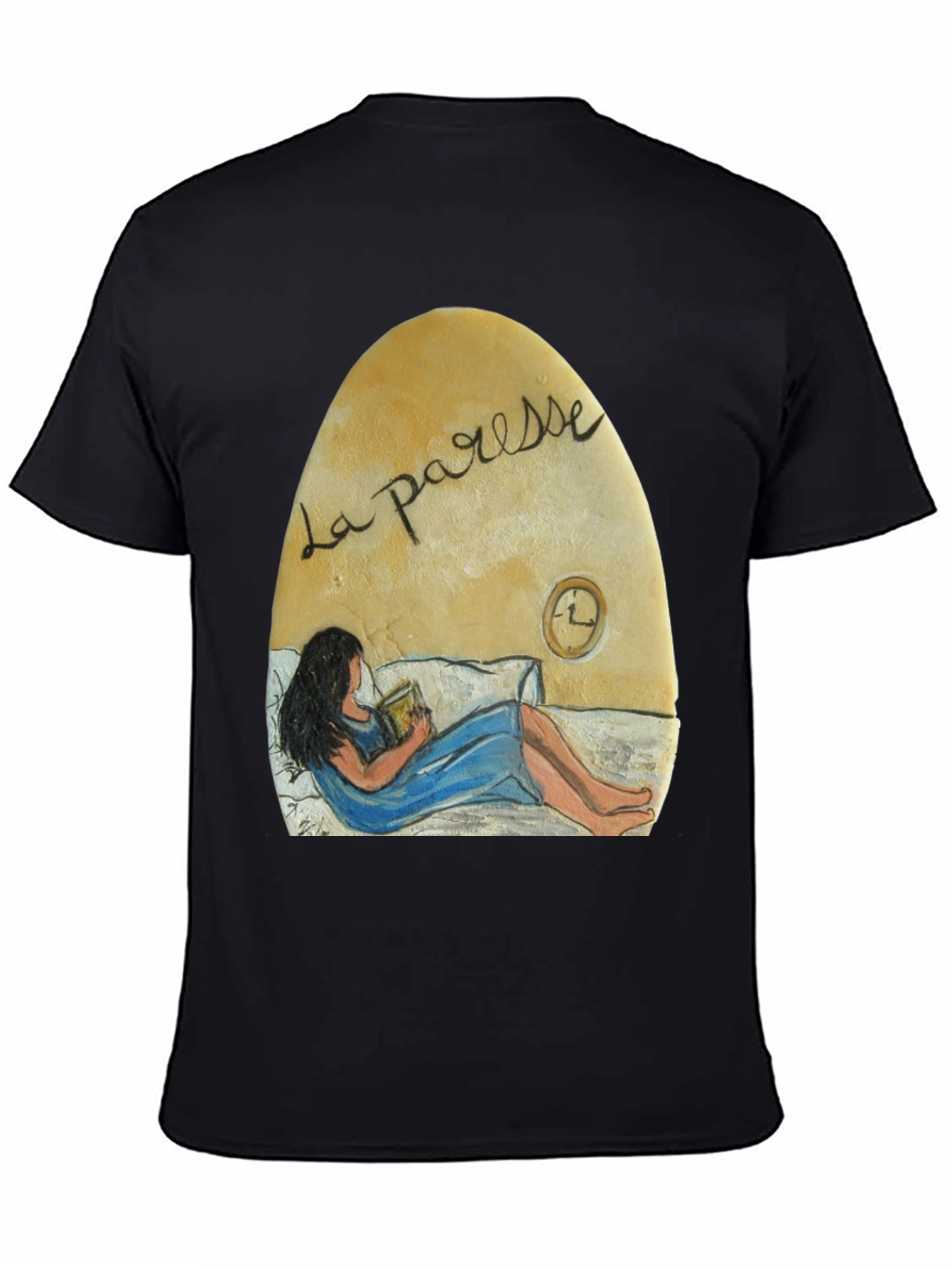 La Paresse Reading Woman Graphic T-Shirt