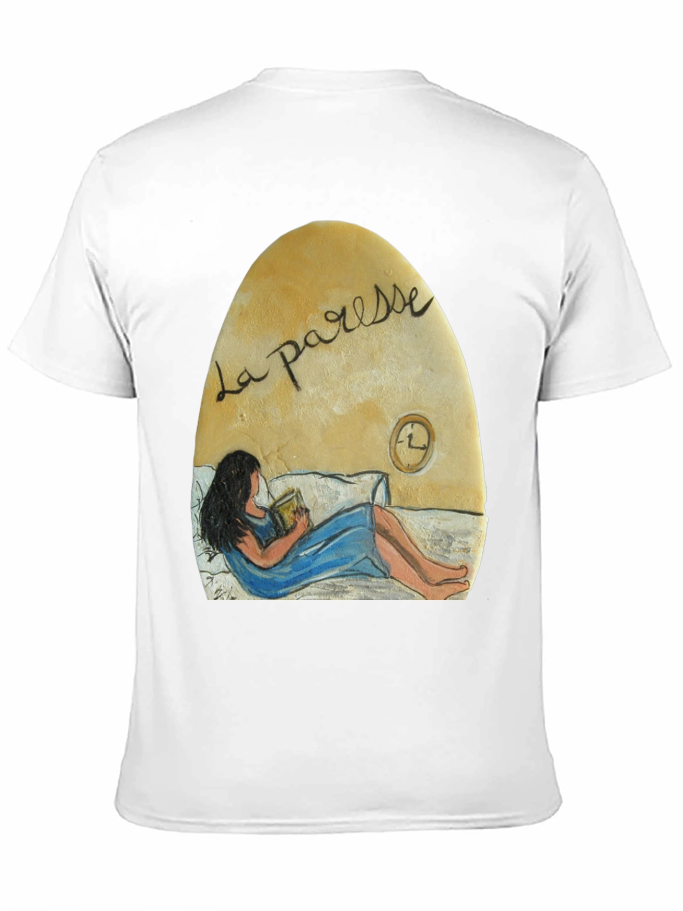La Paresse Reading Woman Graphic T-Shirt
