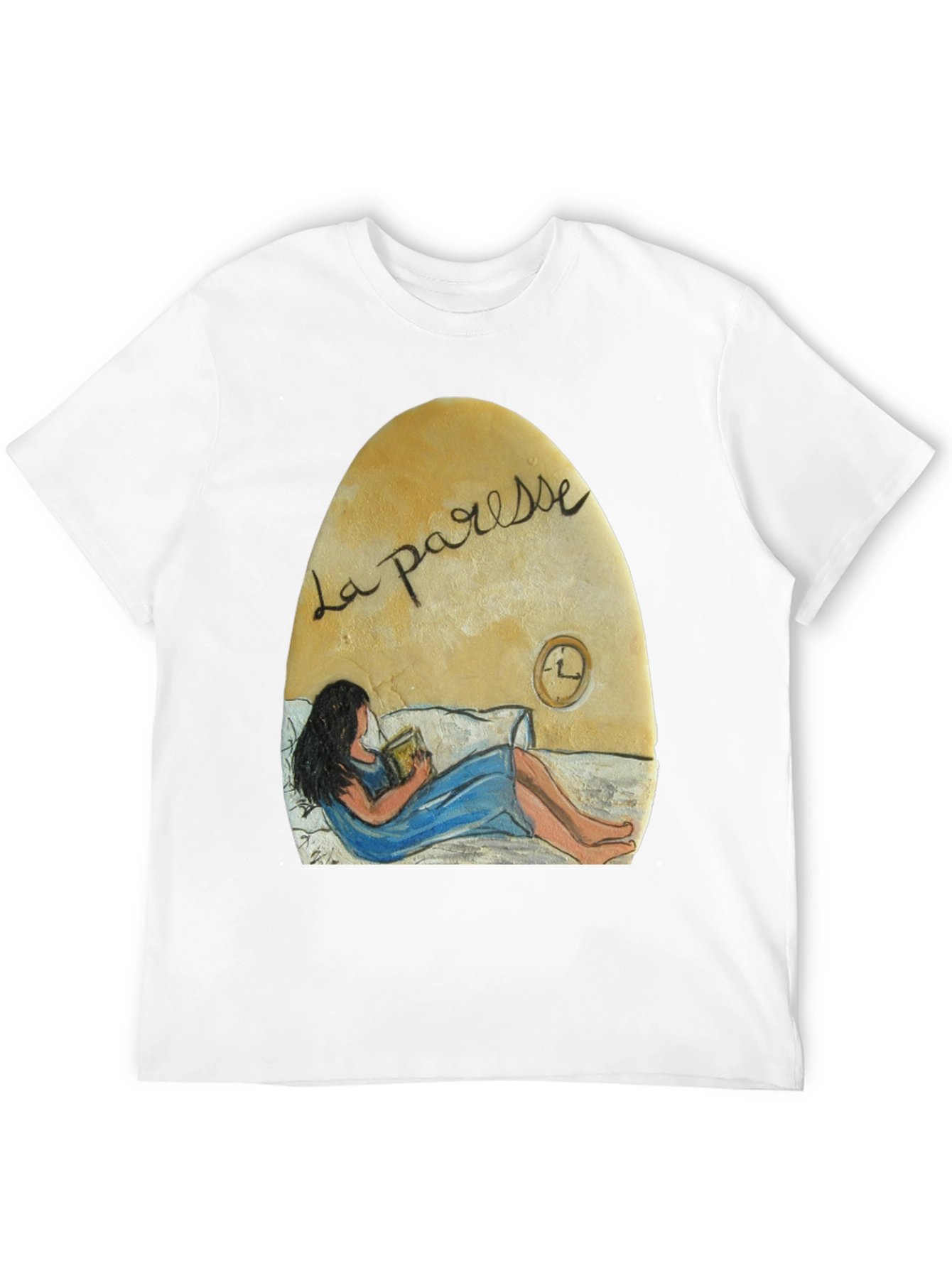 La Paresse Reading Woman Graphic T-Shirt