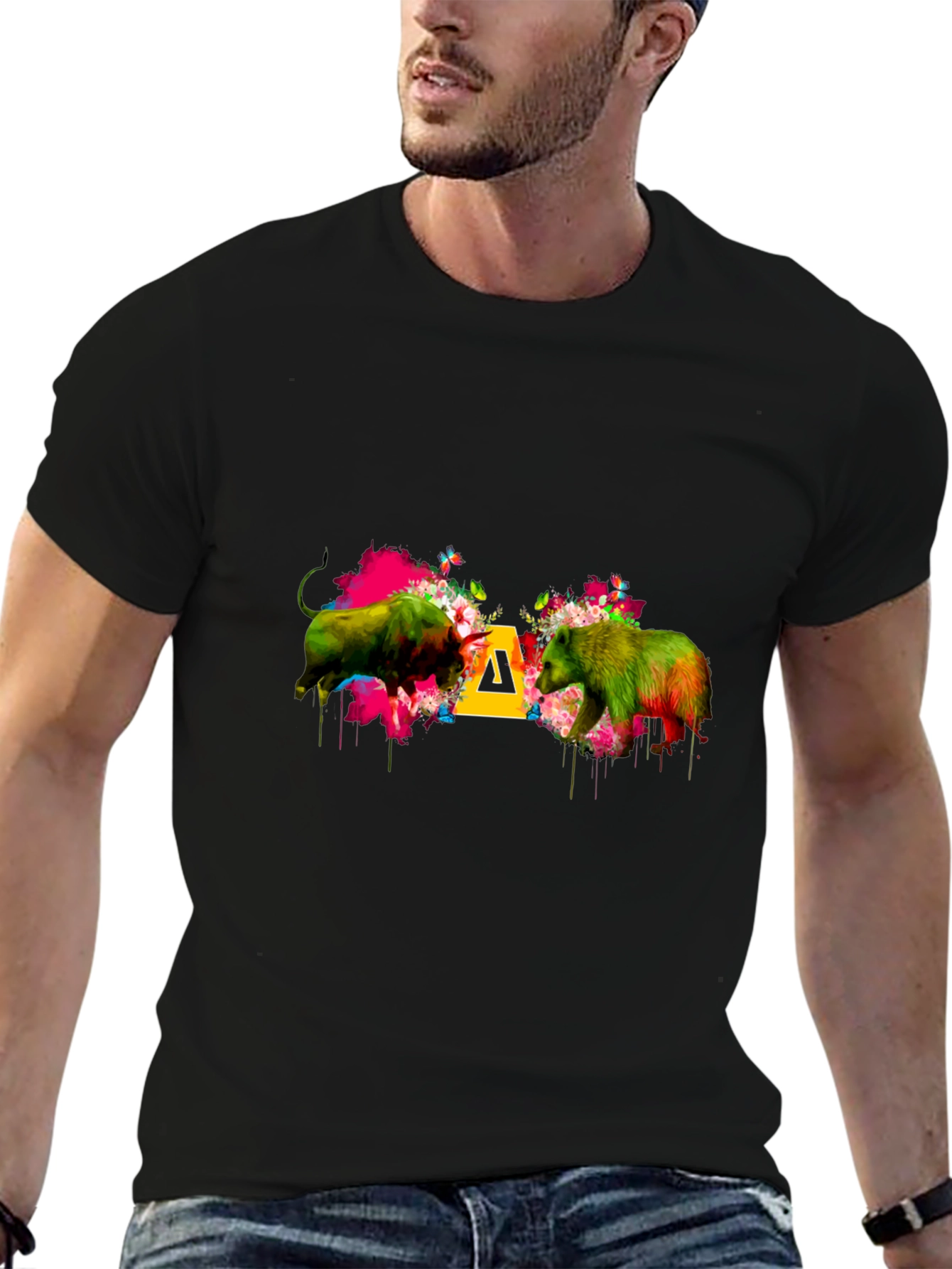 Bull vs Bear Graphic Tee