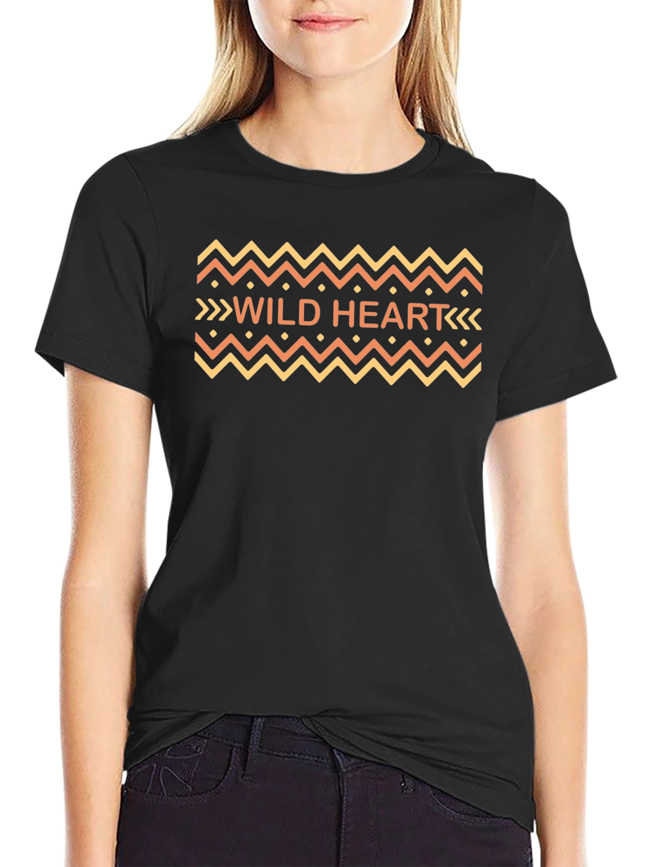 Wild Heart Graphic Tee - Boho Style