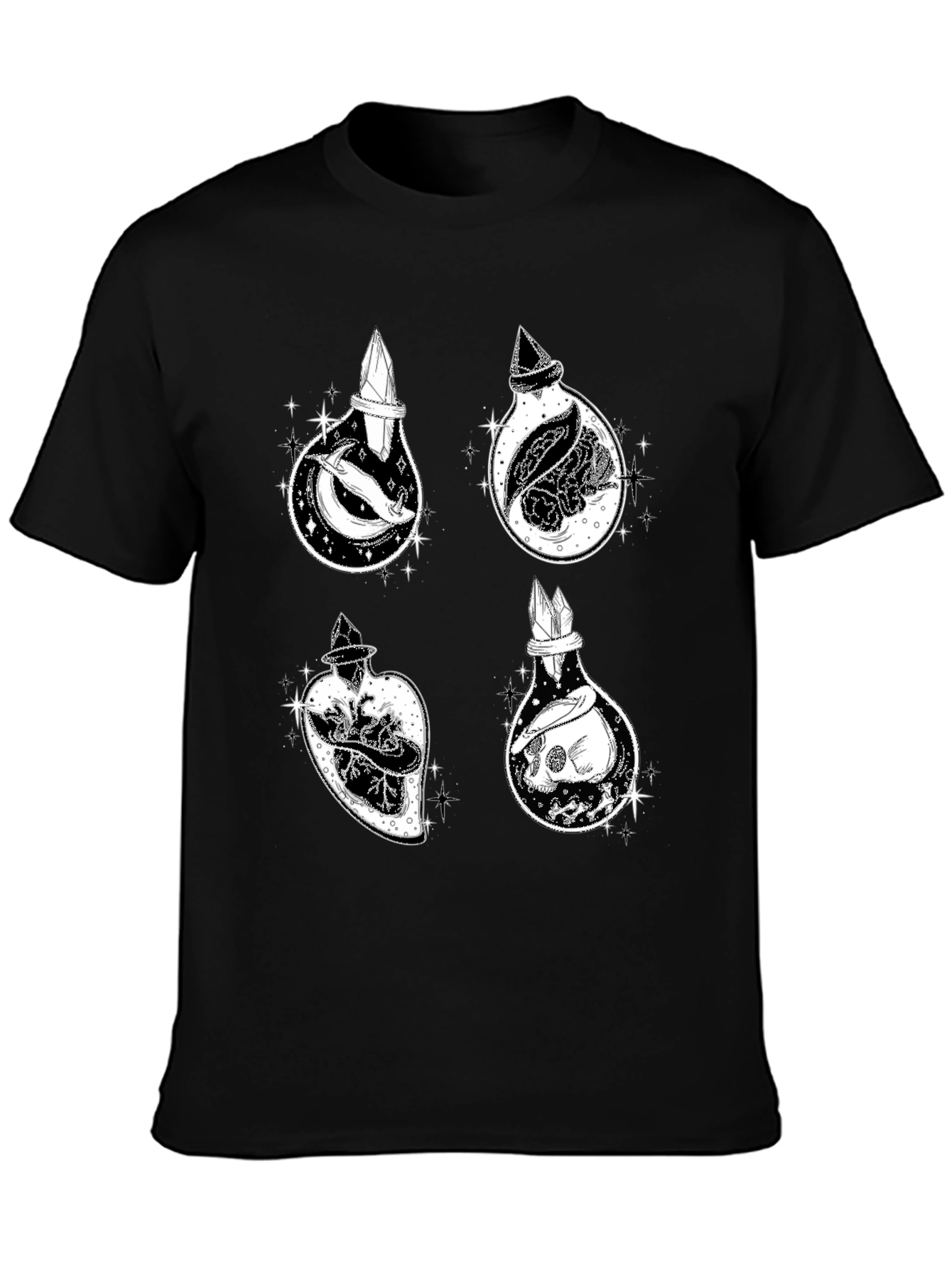 Potion Bottle Print T-Shirt