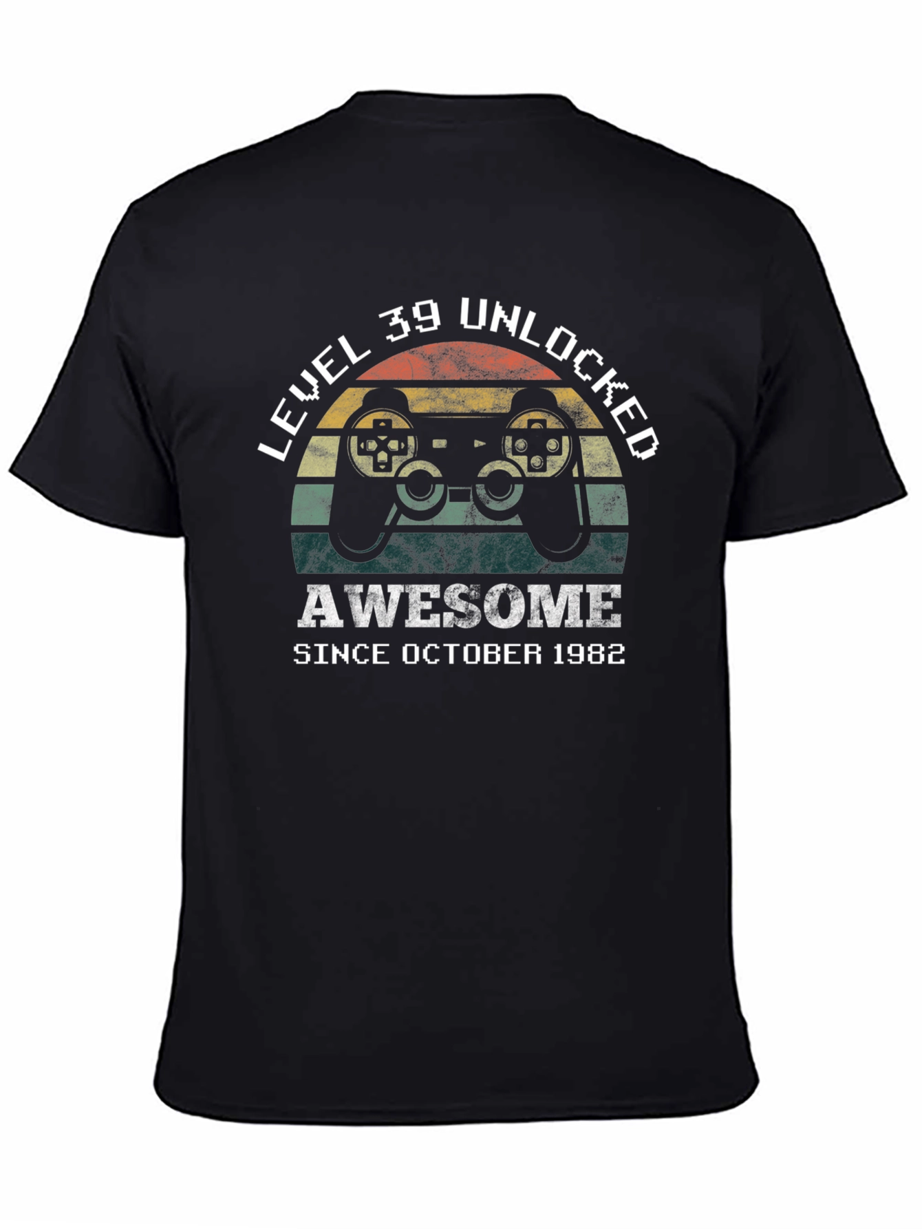 Level 39 Unlocked Since 1982 Gamer T-Shirt
