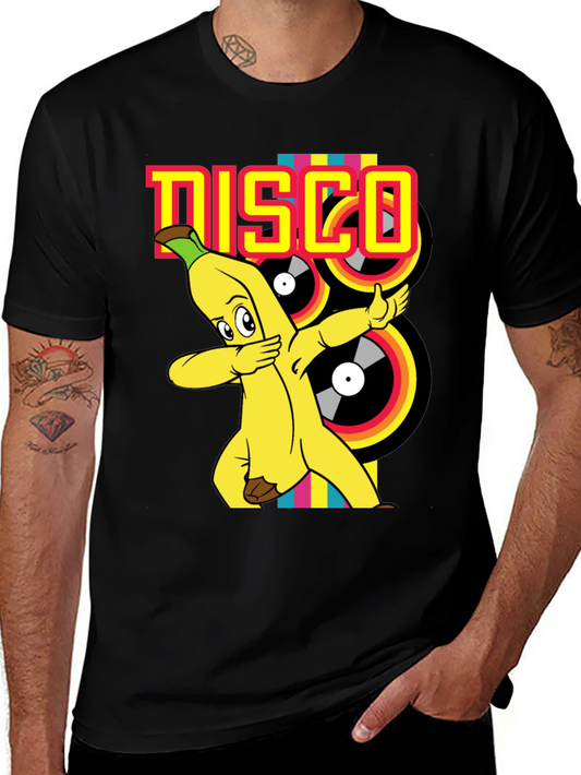 Banana Disco T-Shirt - Fun Cartoon Graphic Tee