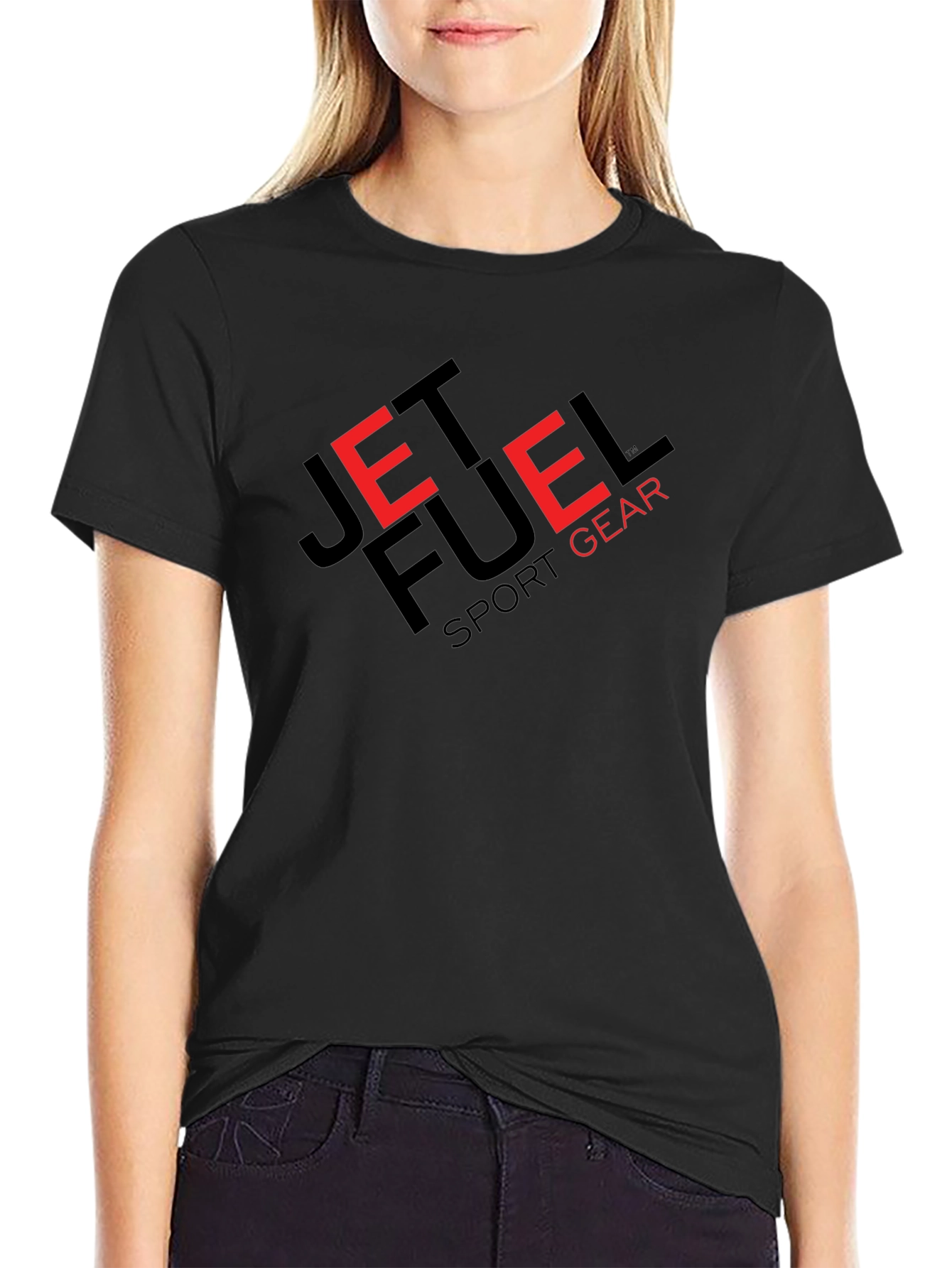 Jet Fuel Sport Gear Black T-Shirt