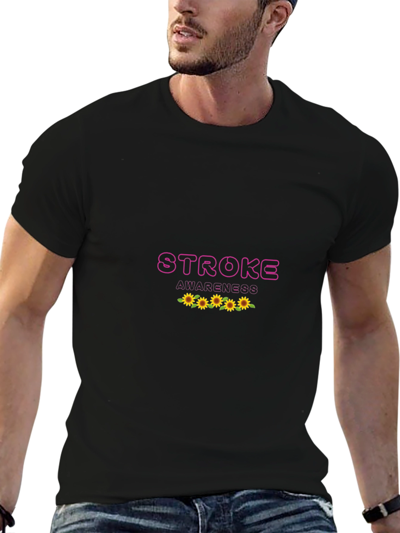 Stroke Awareness Sunflower T-Shirt