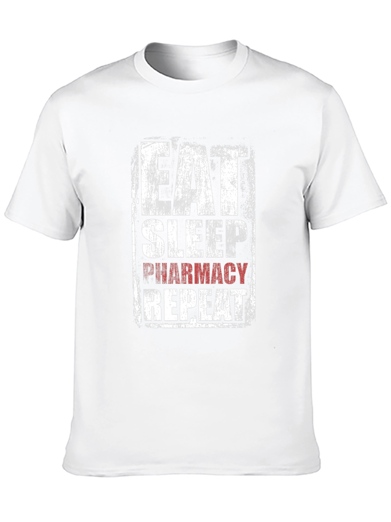 Eat Sleep Pharmacy Repeat Graphic T-Shirt