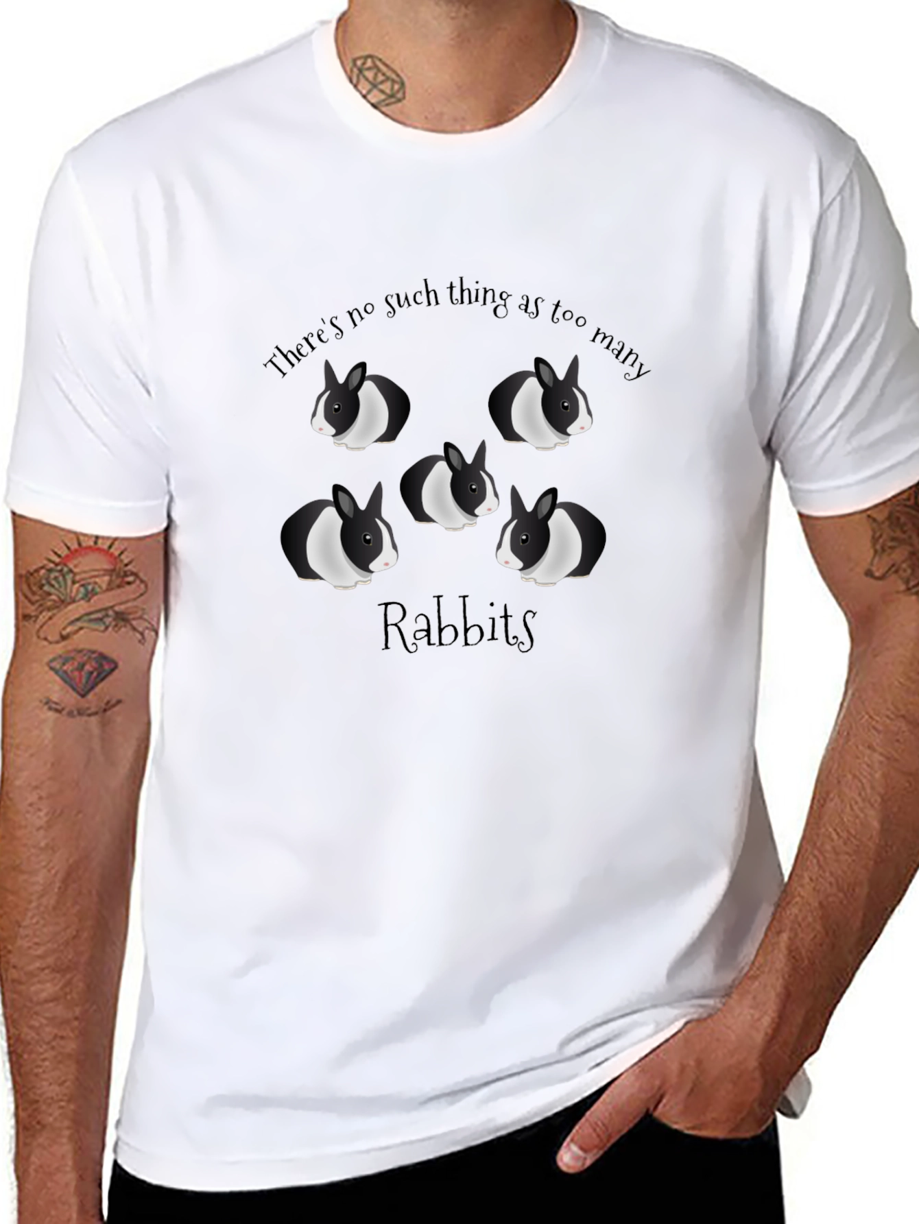 Rabbit Lover T-Shirt - Too Many Rabbits