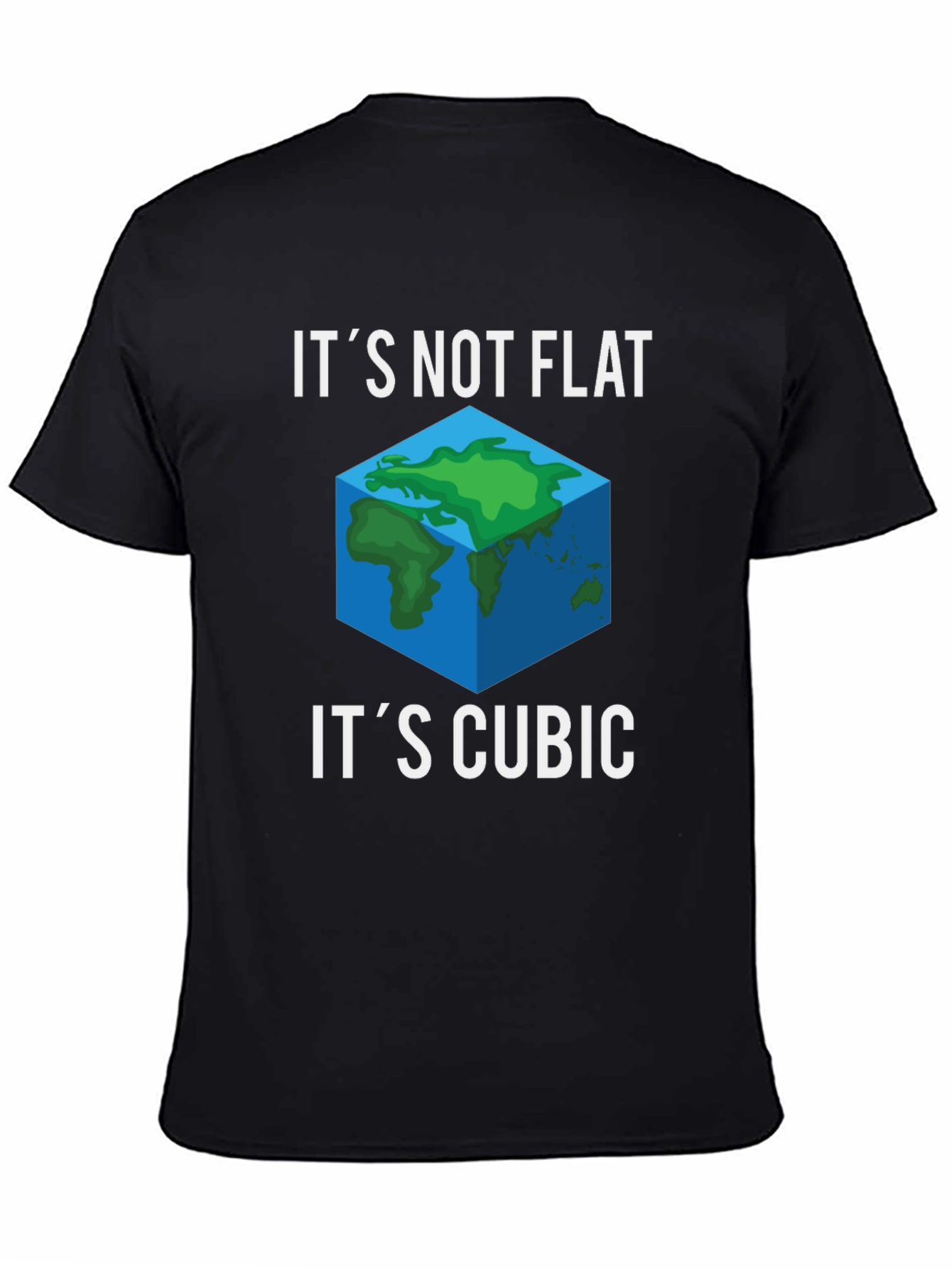 Its Not Flat Its Cubic Graphic Tee