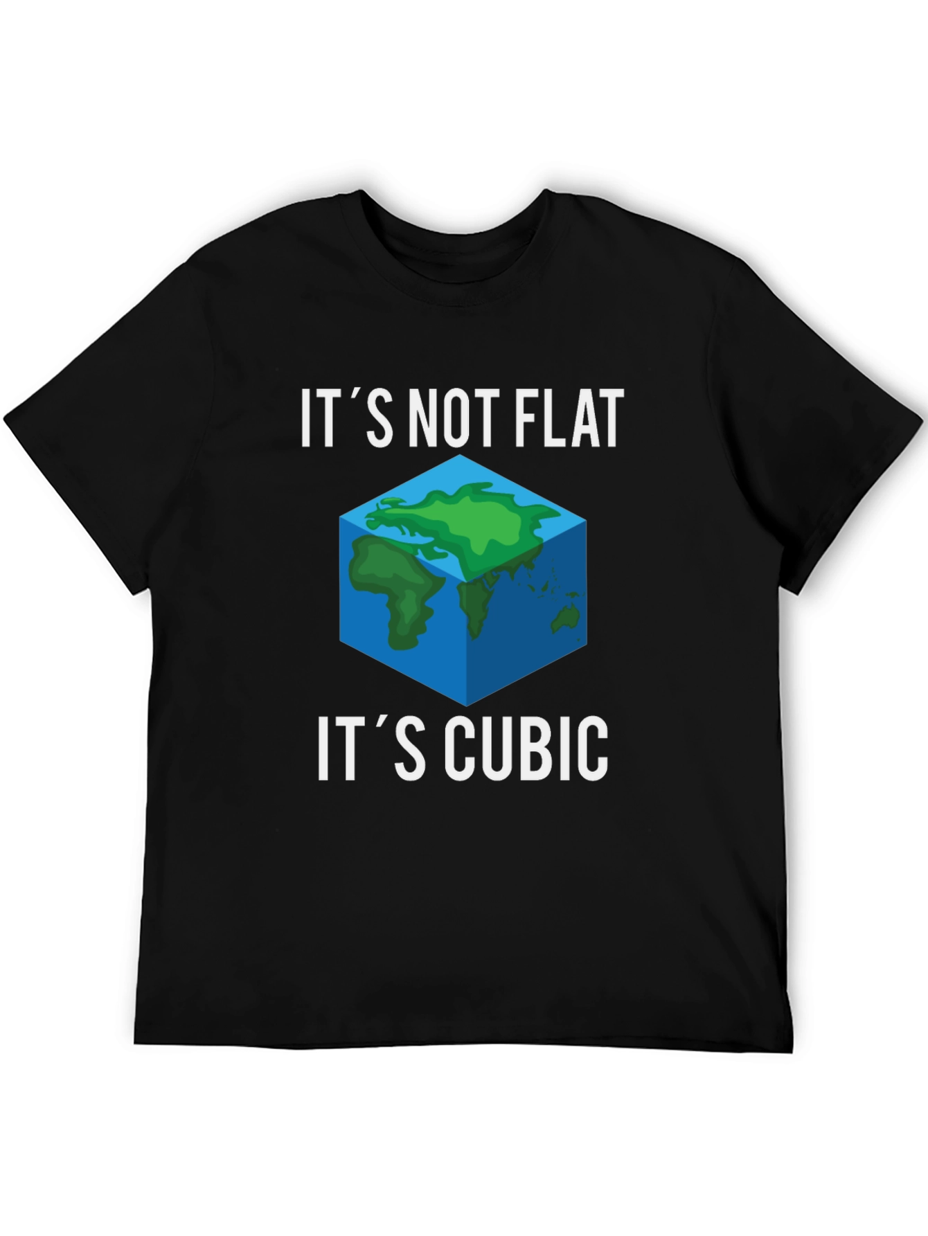 Its Not Flat Its Cubic Graphic Tee