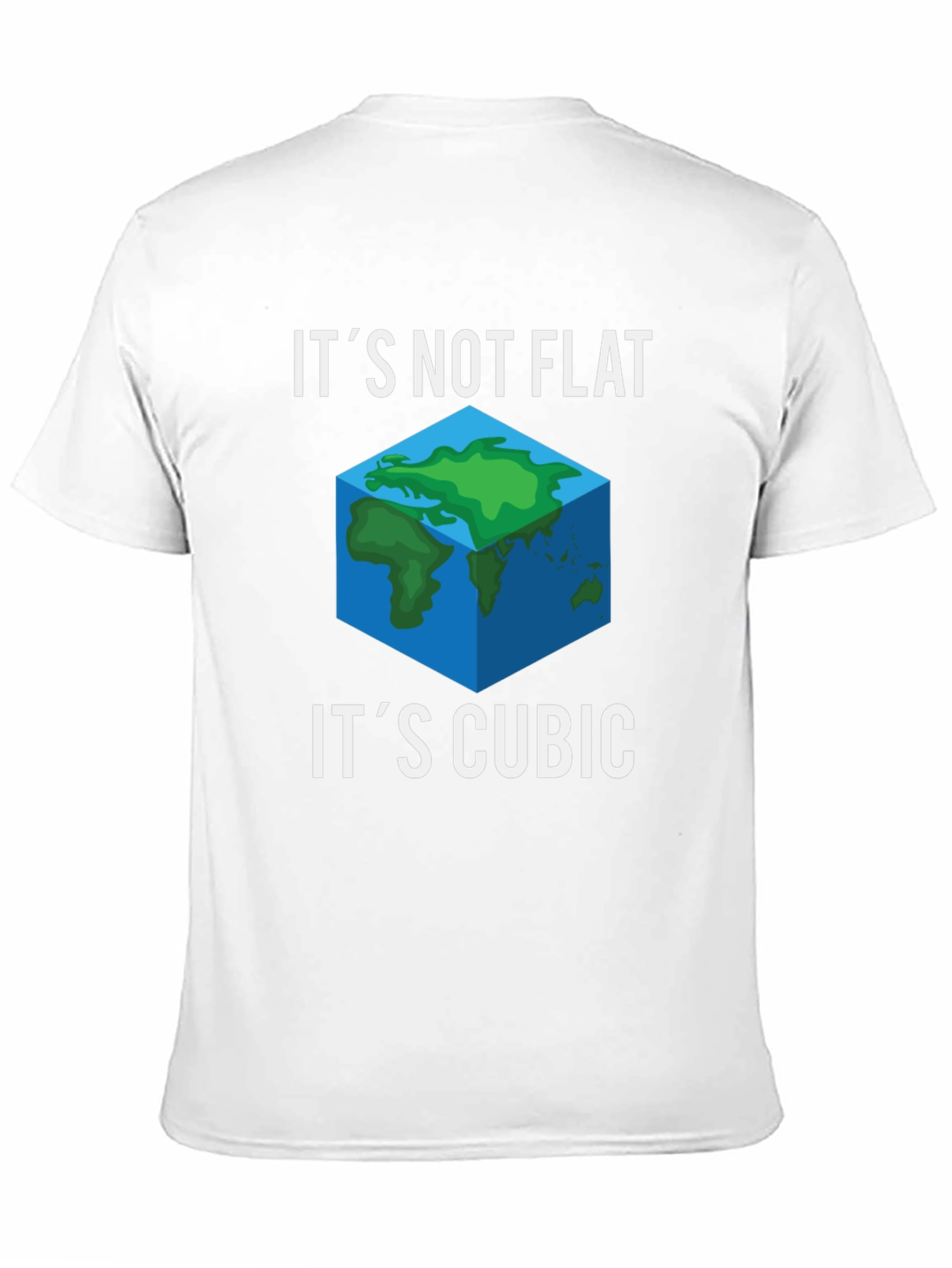 Its Not Flat Its Cubic Graphic Tee