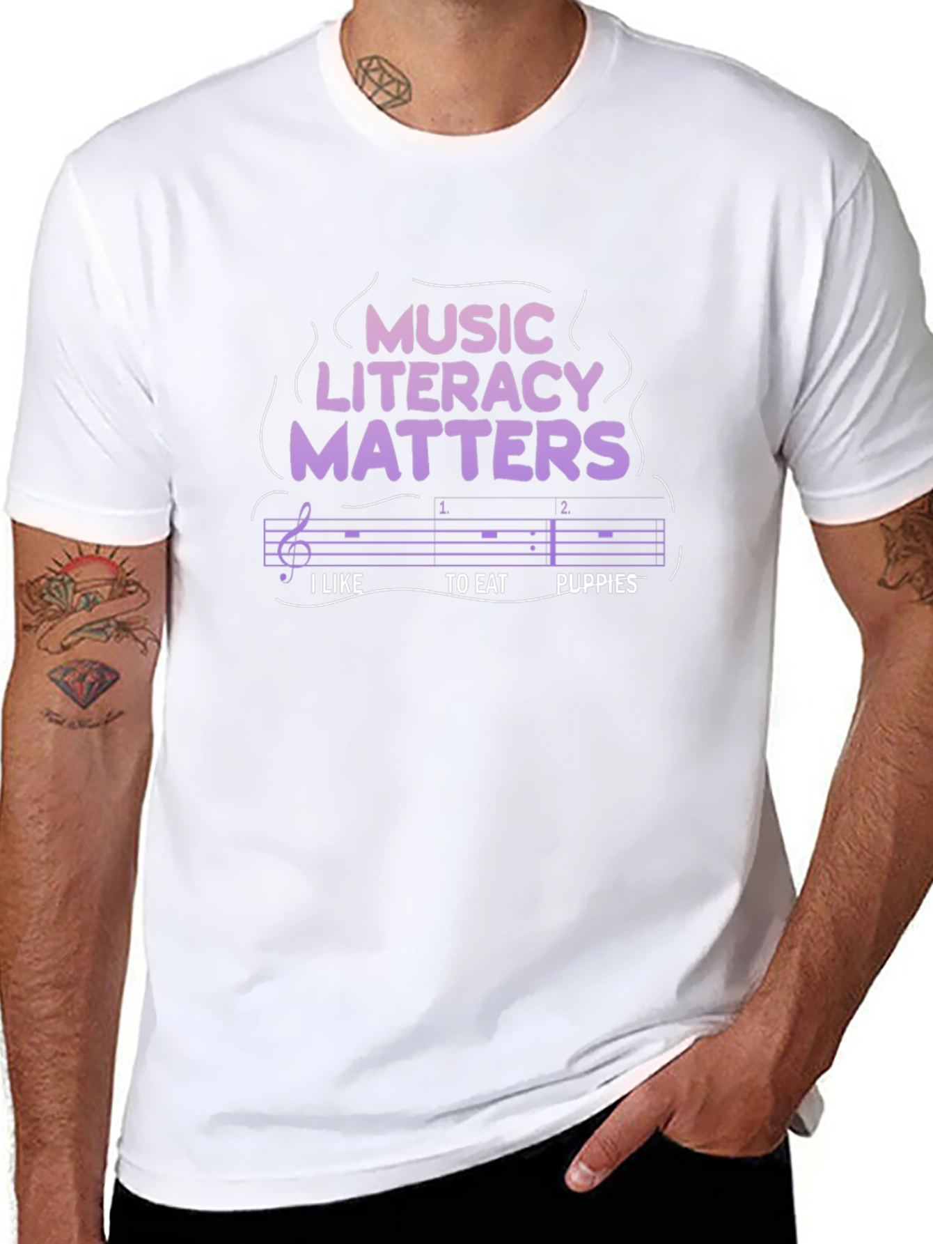 Music Literacy Matters Graphic Tee