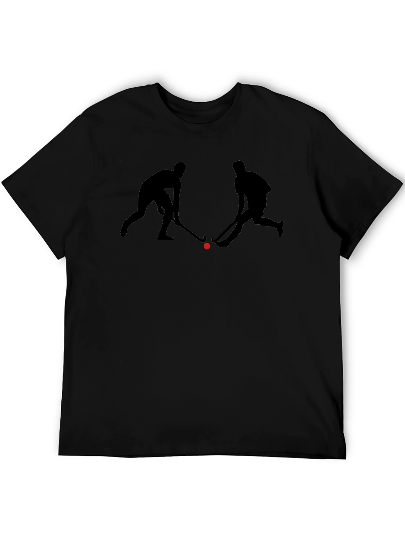 Hockey Players Black T-Shirt