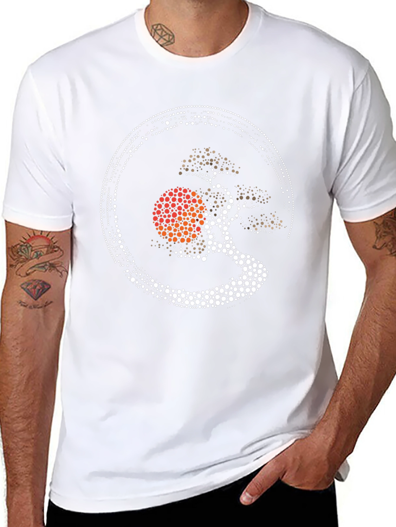 Zen Bonsai Tree Graphic Tee