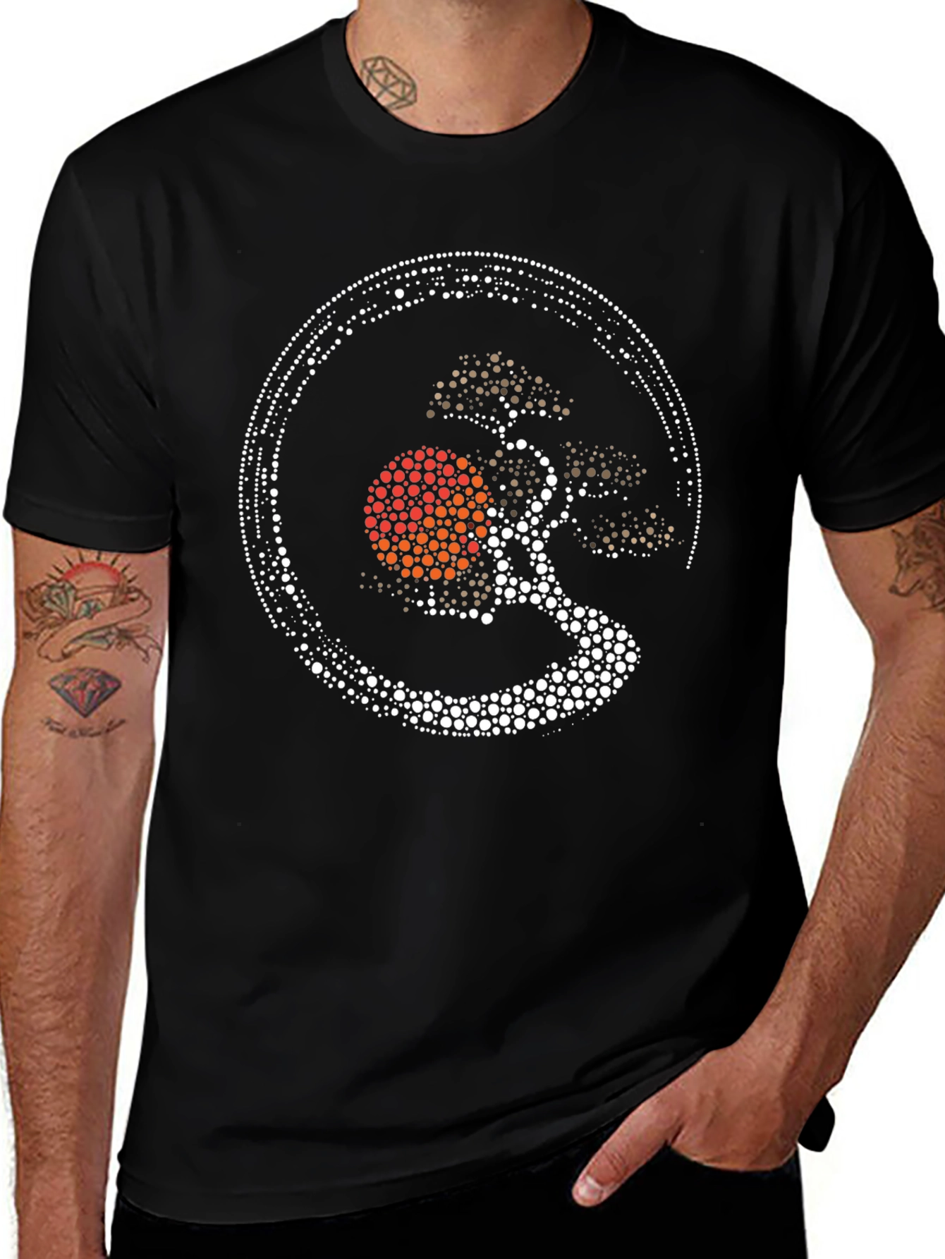 Zen Bonsai Tree Graphic Tee