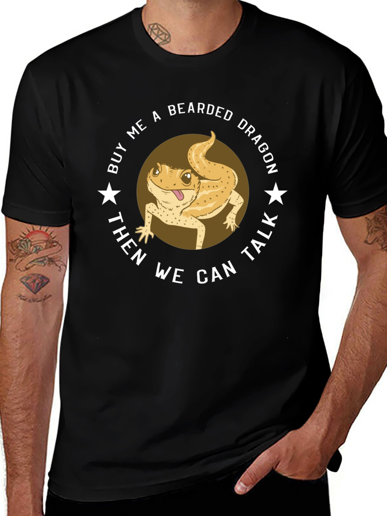 Bearded Dragon Graphic T-Shirt - Buy Me One!